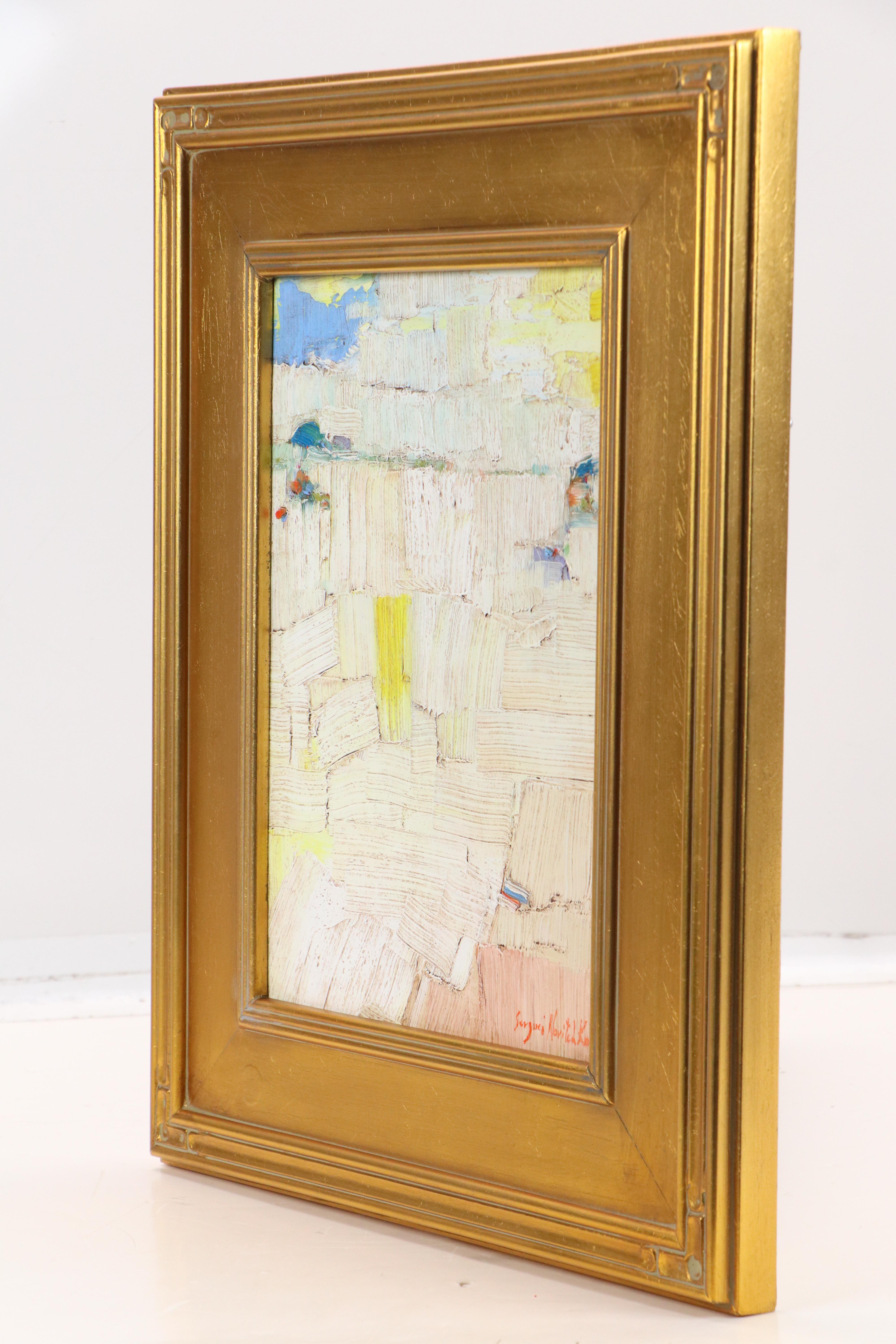 Serguei Novitchkov Abstract Oil Painting "Fragments of Infinity," 2025