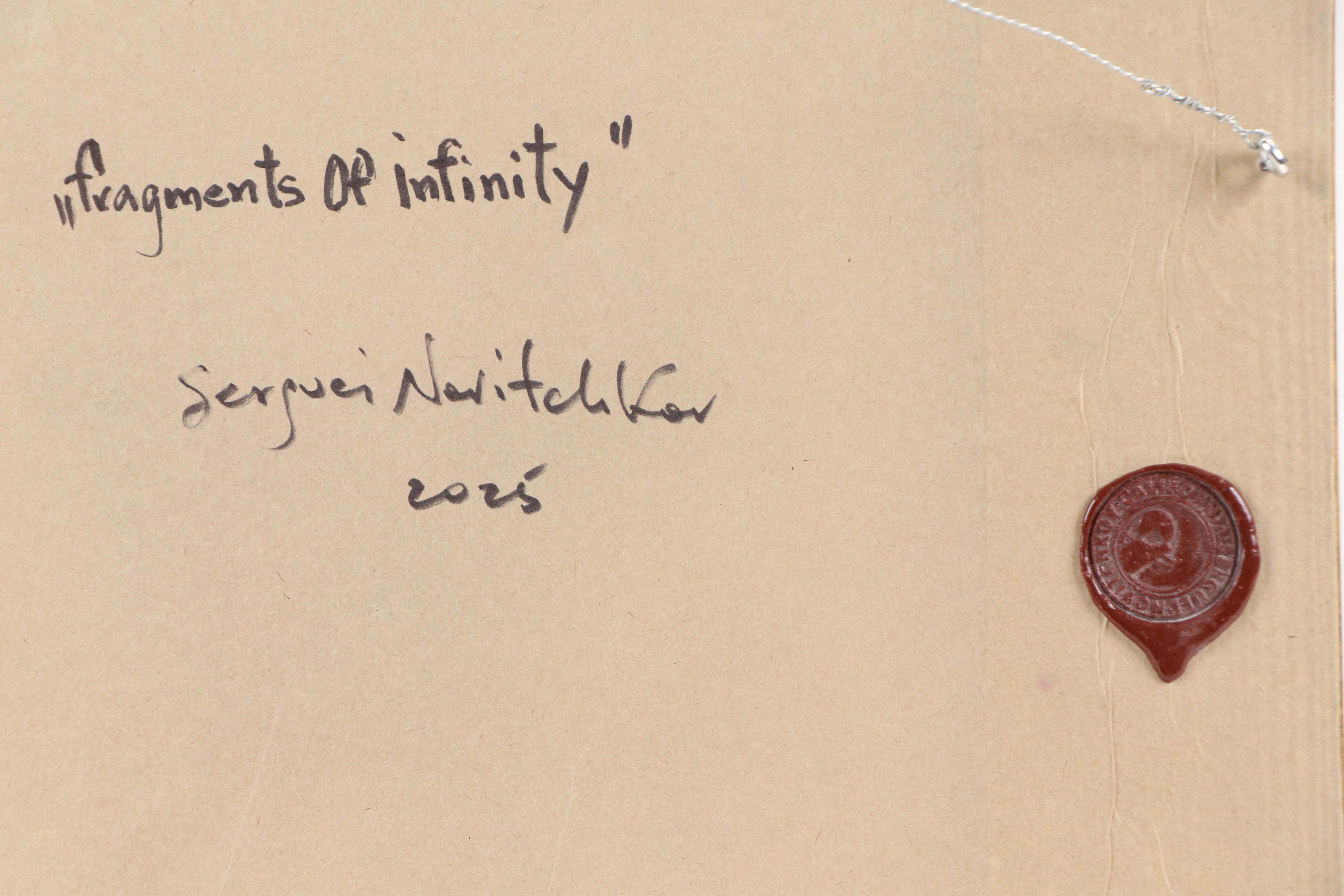 Serguei Novitchkov Abstract Oil Painting "Fragments of Infinity," 2025