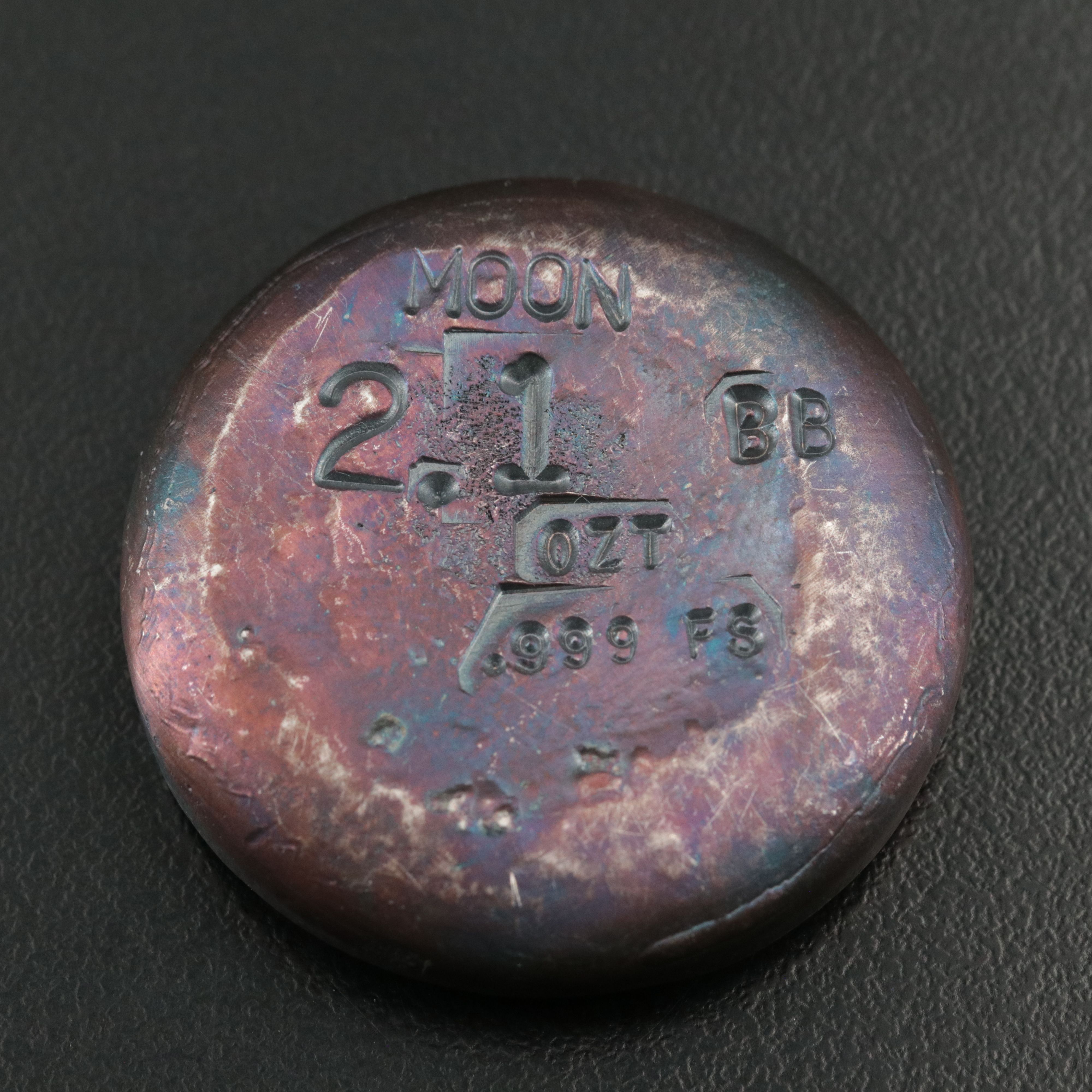 2.1 Troy Ounce Fine Silver Hand-Poured Ingot