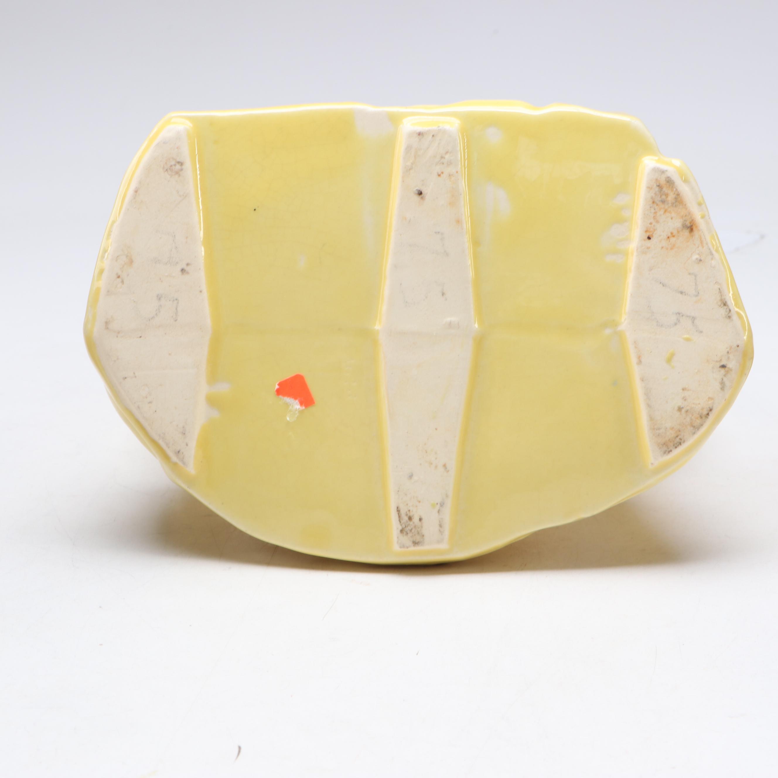 McCoy Pottery Wheel and Other Novelty Ceramic Vases, Mid-20th Century