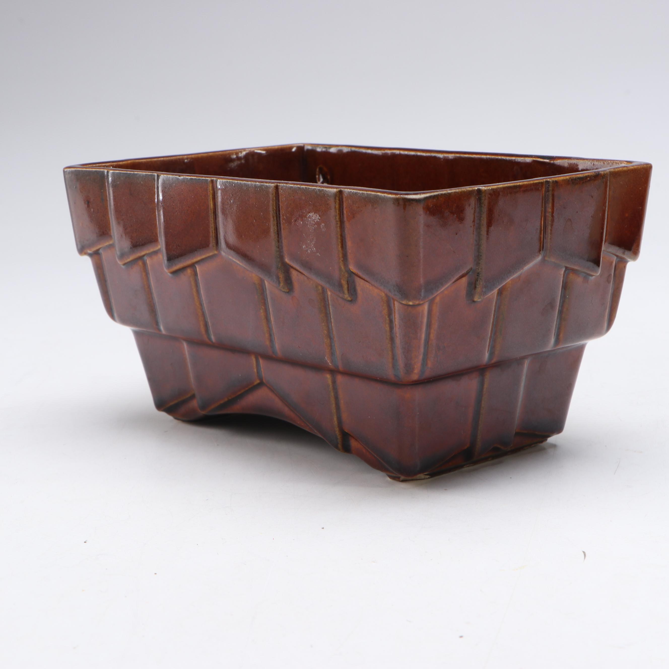 McCoy Pottery Wheel and Other Novelty Ceramic Vases, Mid-20th Century