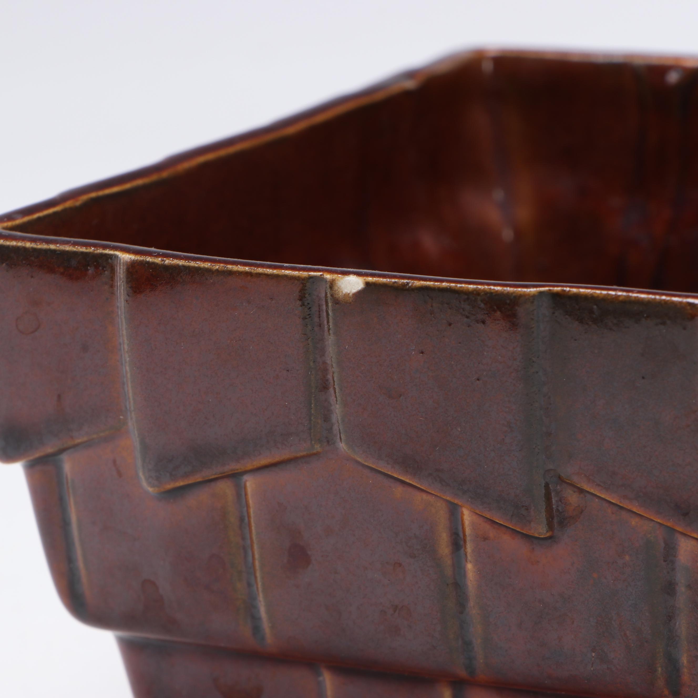 McCoy Pottery Wheel and Other Novelty Ceramic Vases, Mid-20th Century