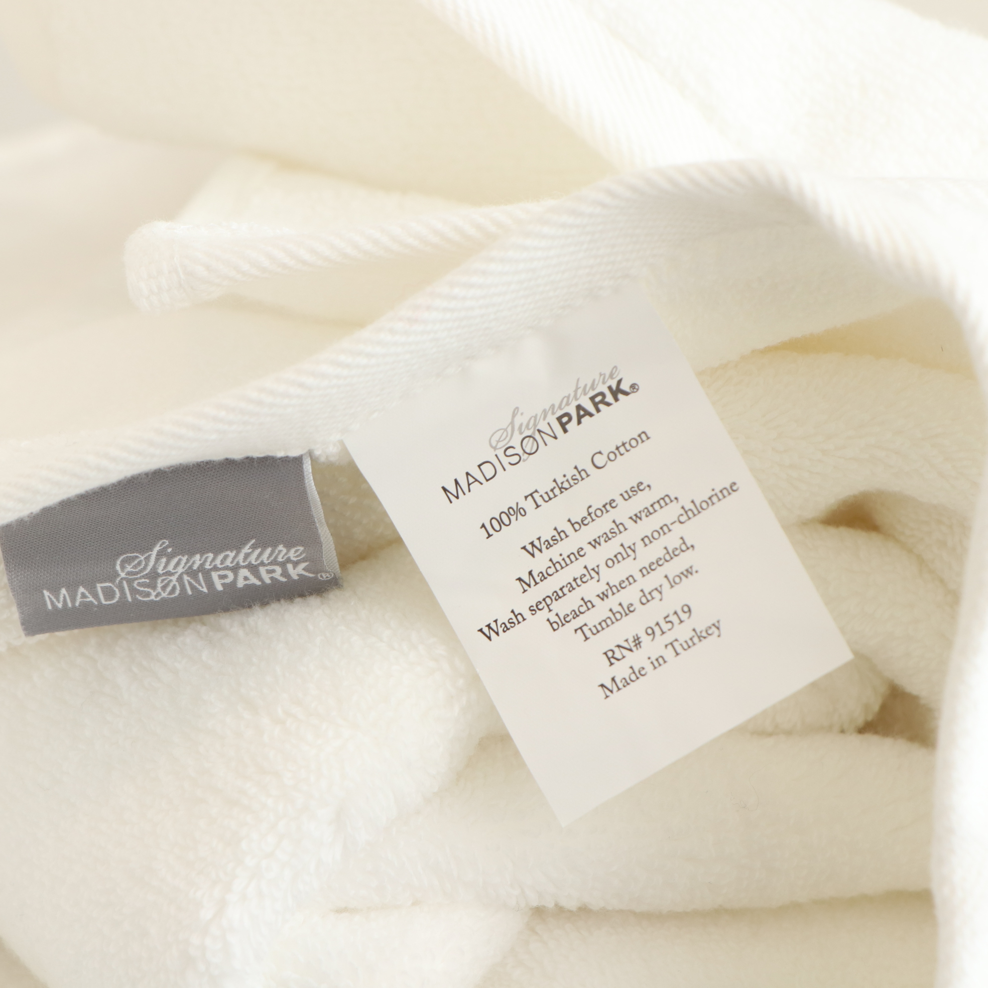 Signature Madison Park Turkish Cotton Bath Linens