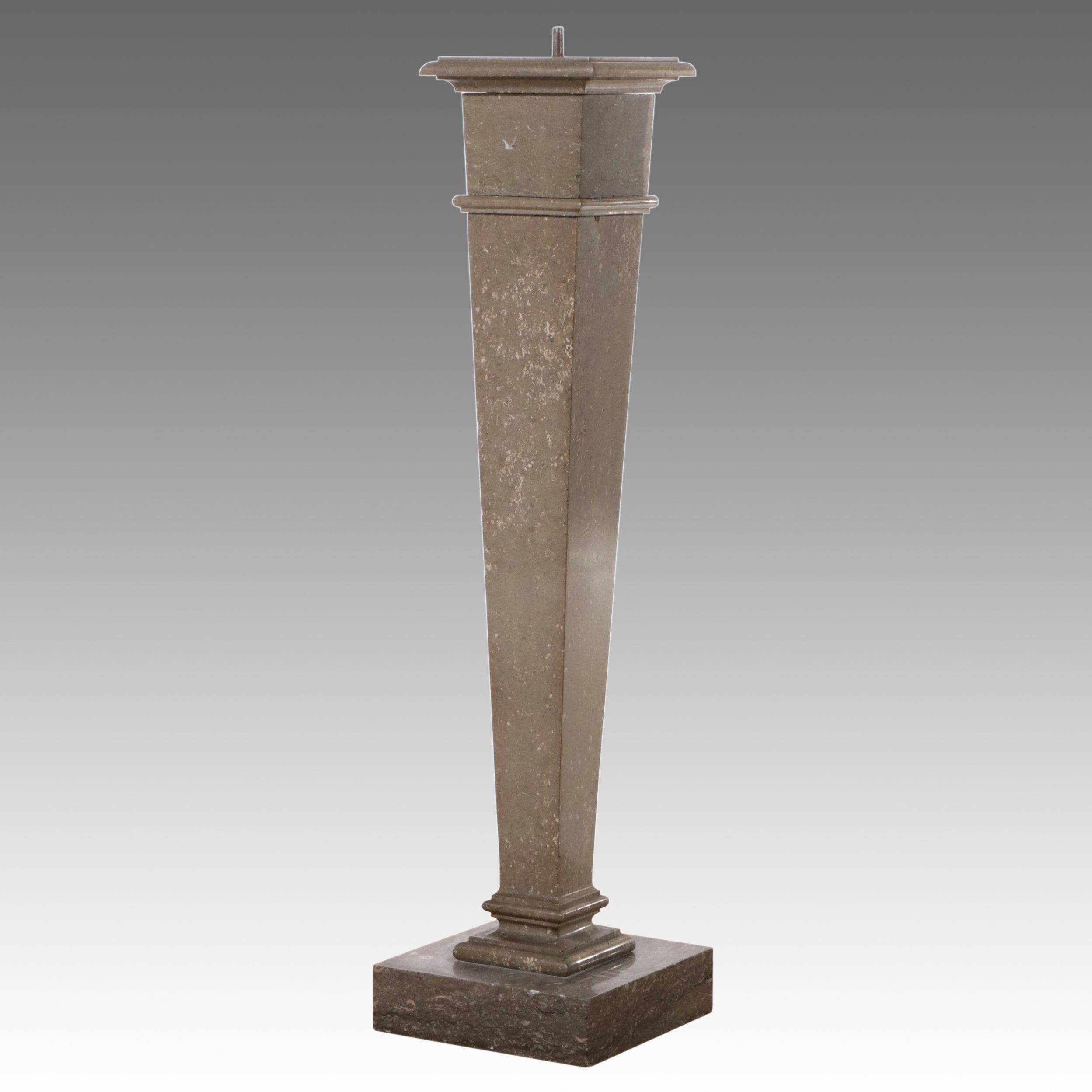 Neoclassical Style Marble Pedestal