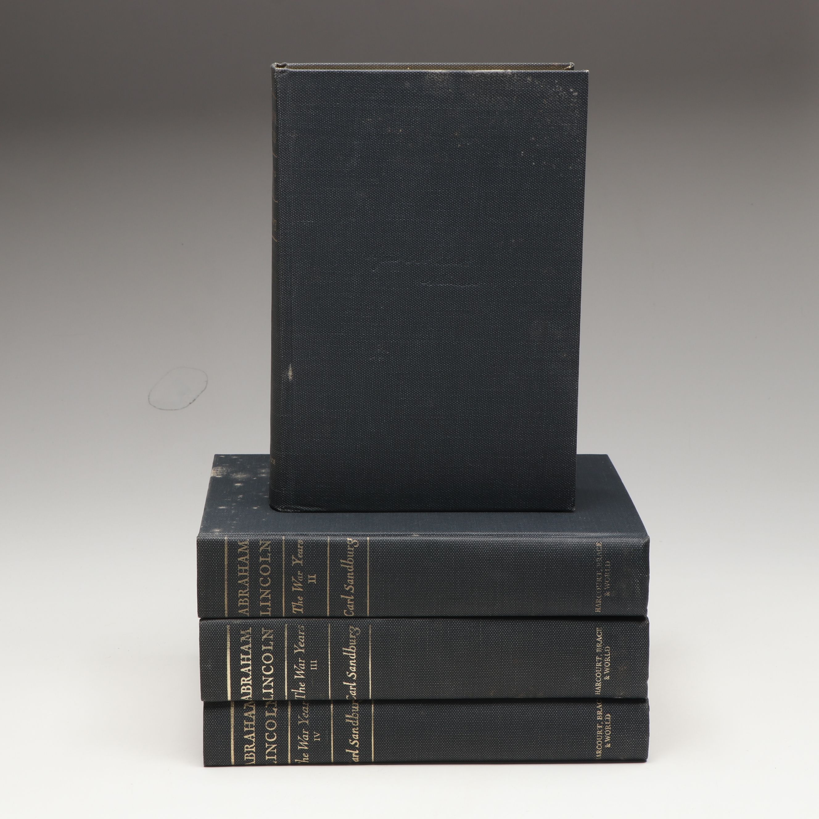 "Abraham Lincoln: The War Years" Four-Volume Set with More Nonfiction Books