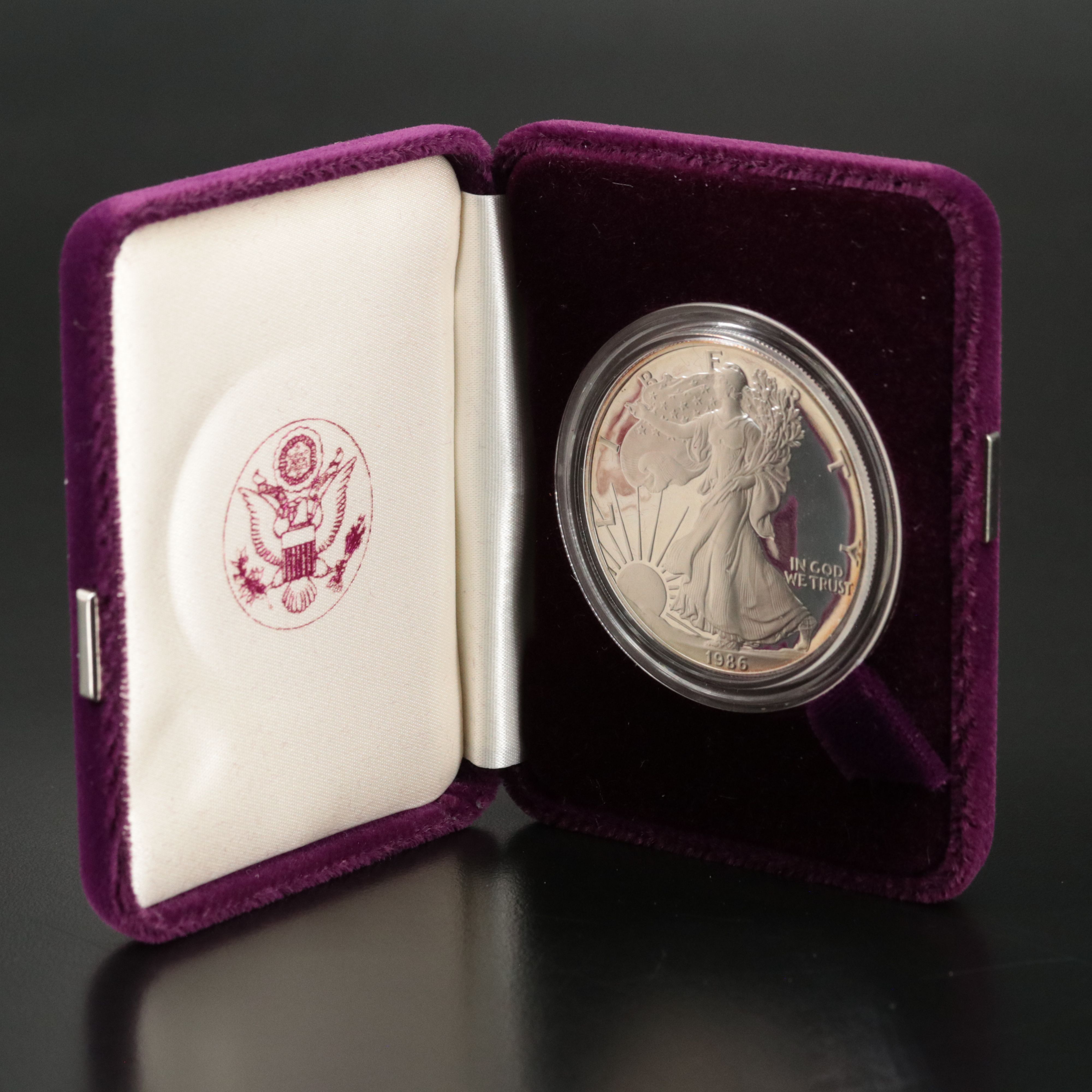 1986 U.S. Silver Eagle Proof Coin