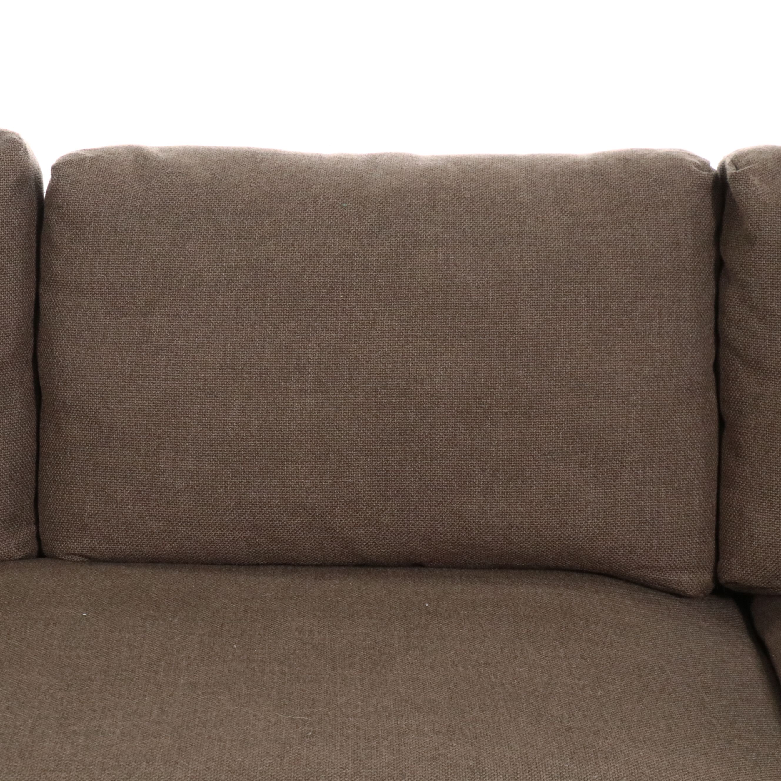 IKEA Modern L-Shaped Sectional with Ottoman