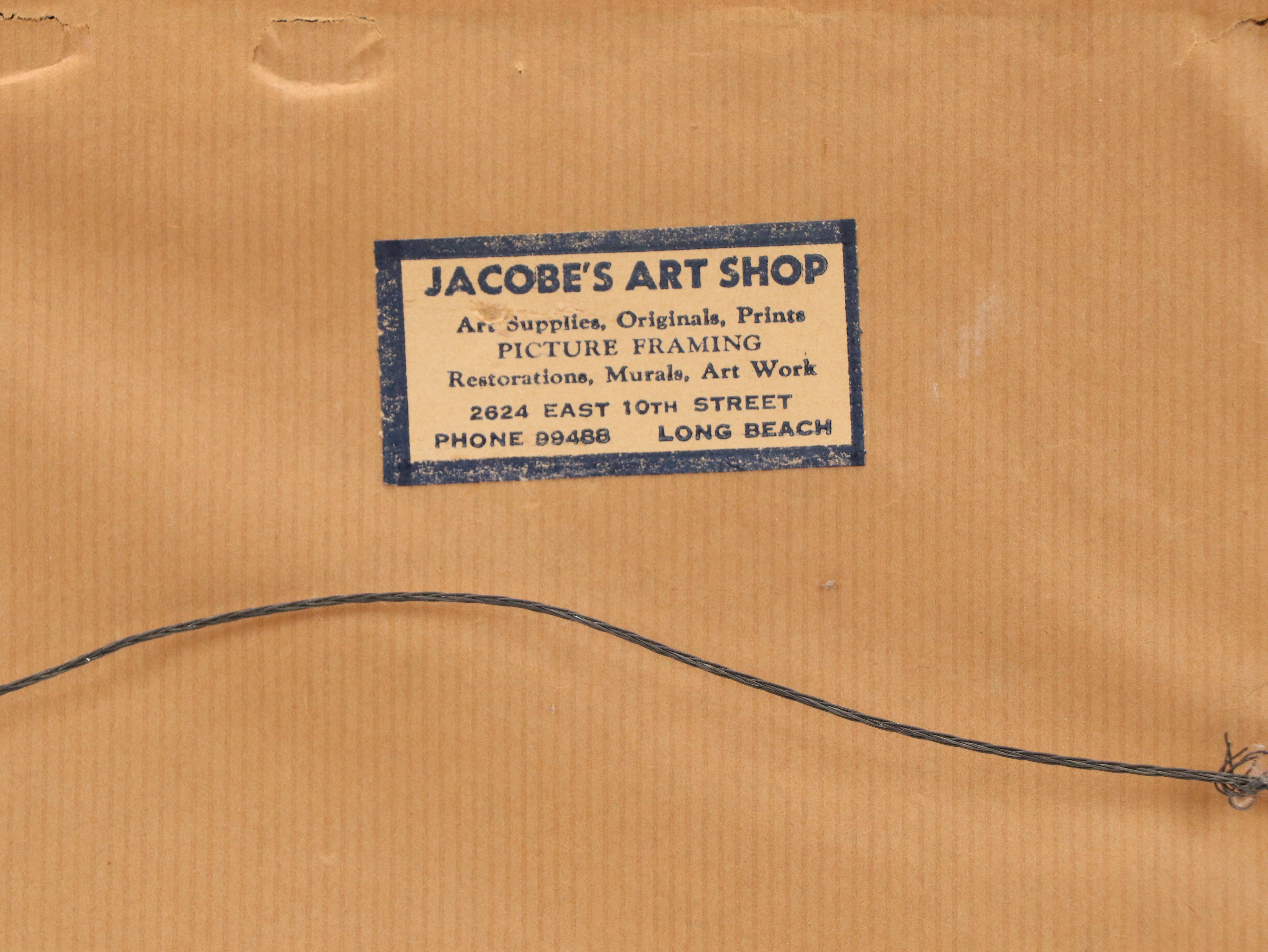 Chinese School Landscape Gouache Paintings of Riverside Home, 20th Century