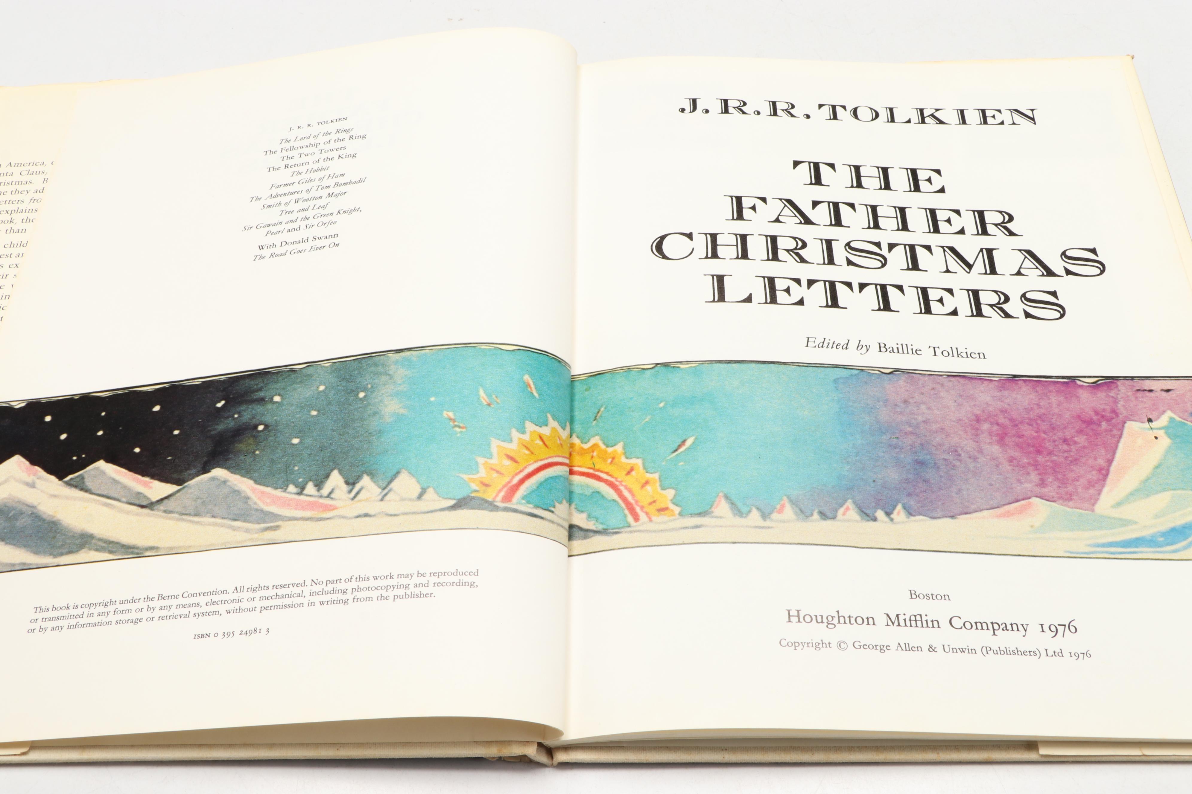 First Edition "The Father Christmas Letters" by J. R. R. Tolkien, 1976