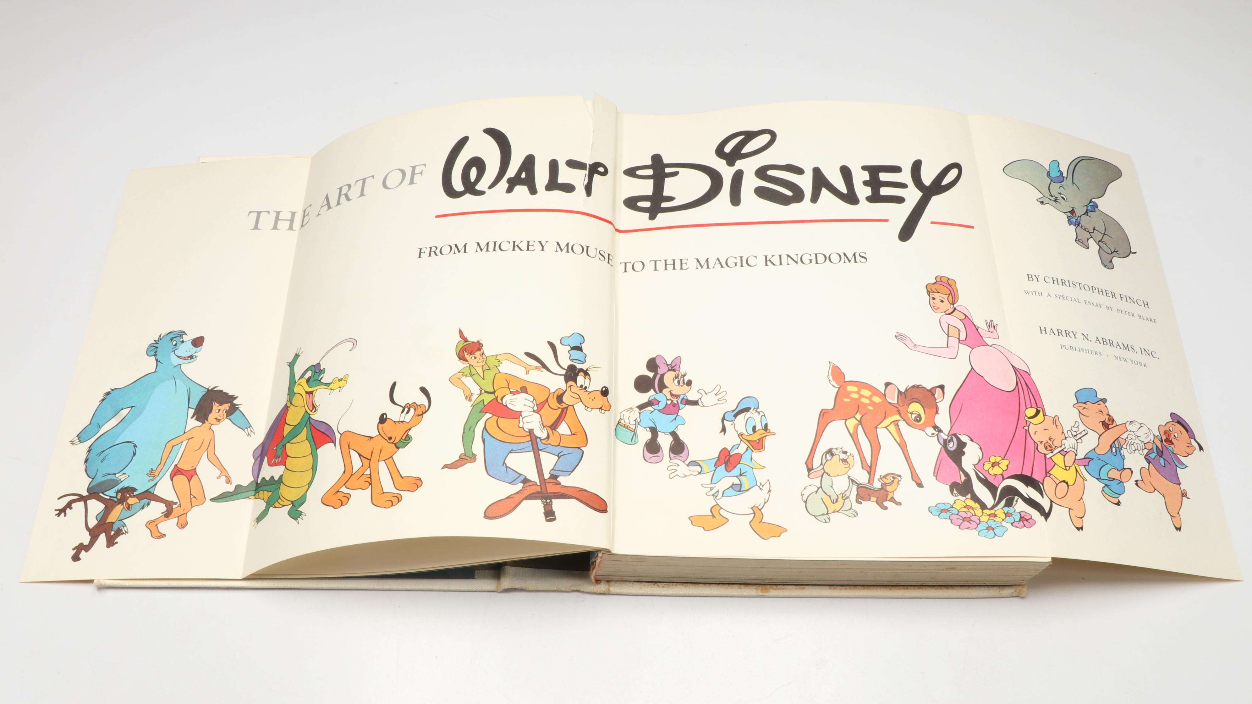 First Edition "The Art of Walt Disney" by Christopher Finch, 1973