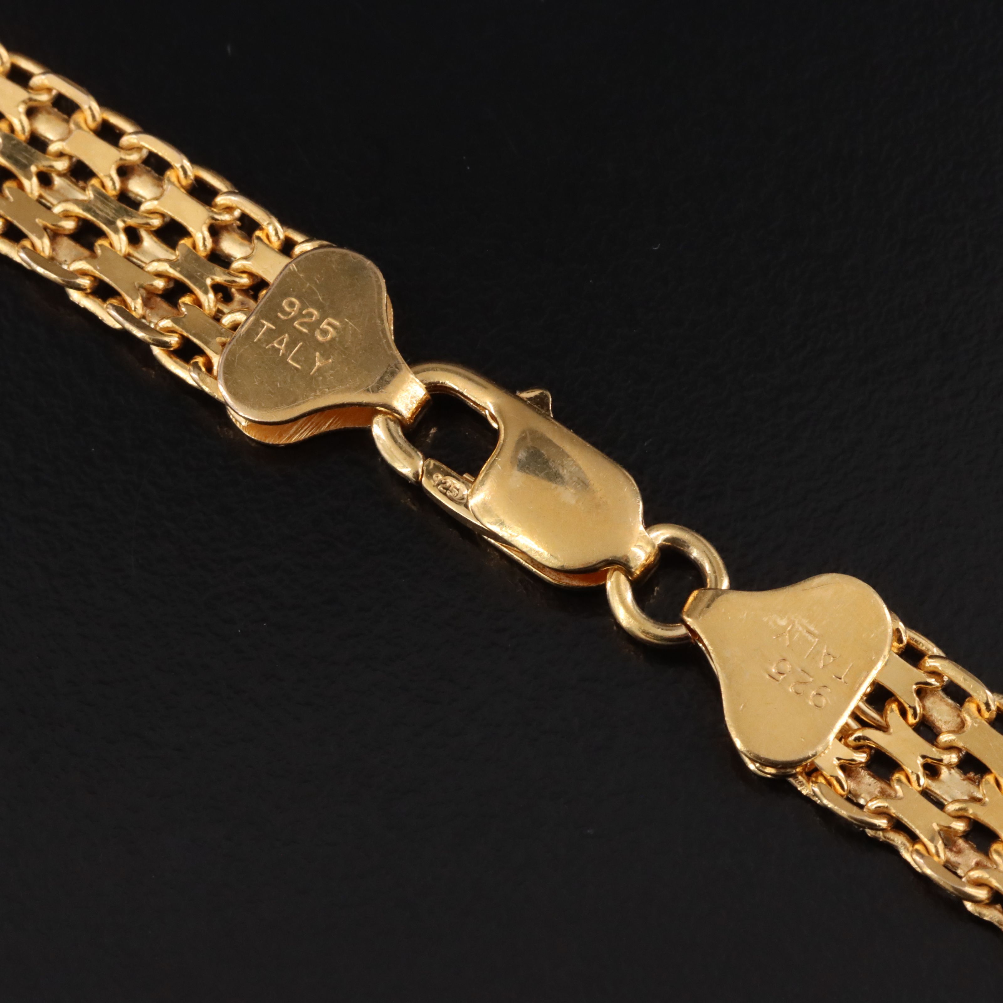 Italian Veronese Sterling Bismark Chain Necklace