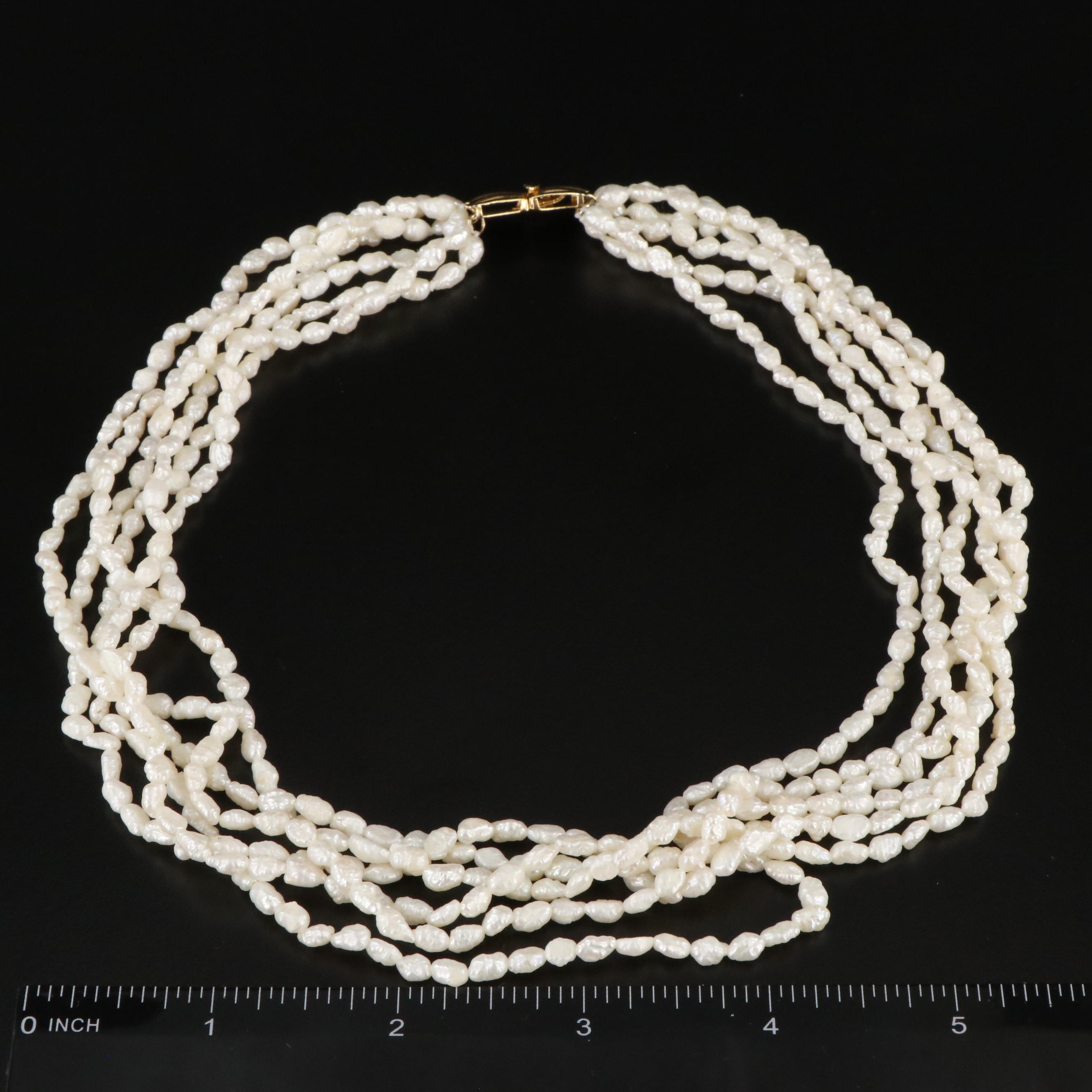 Pearls, Shell and Krementz Featured in Vintage Jewelry Selection