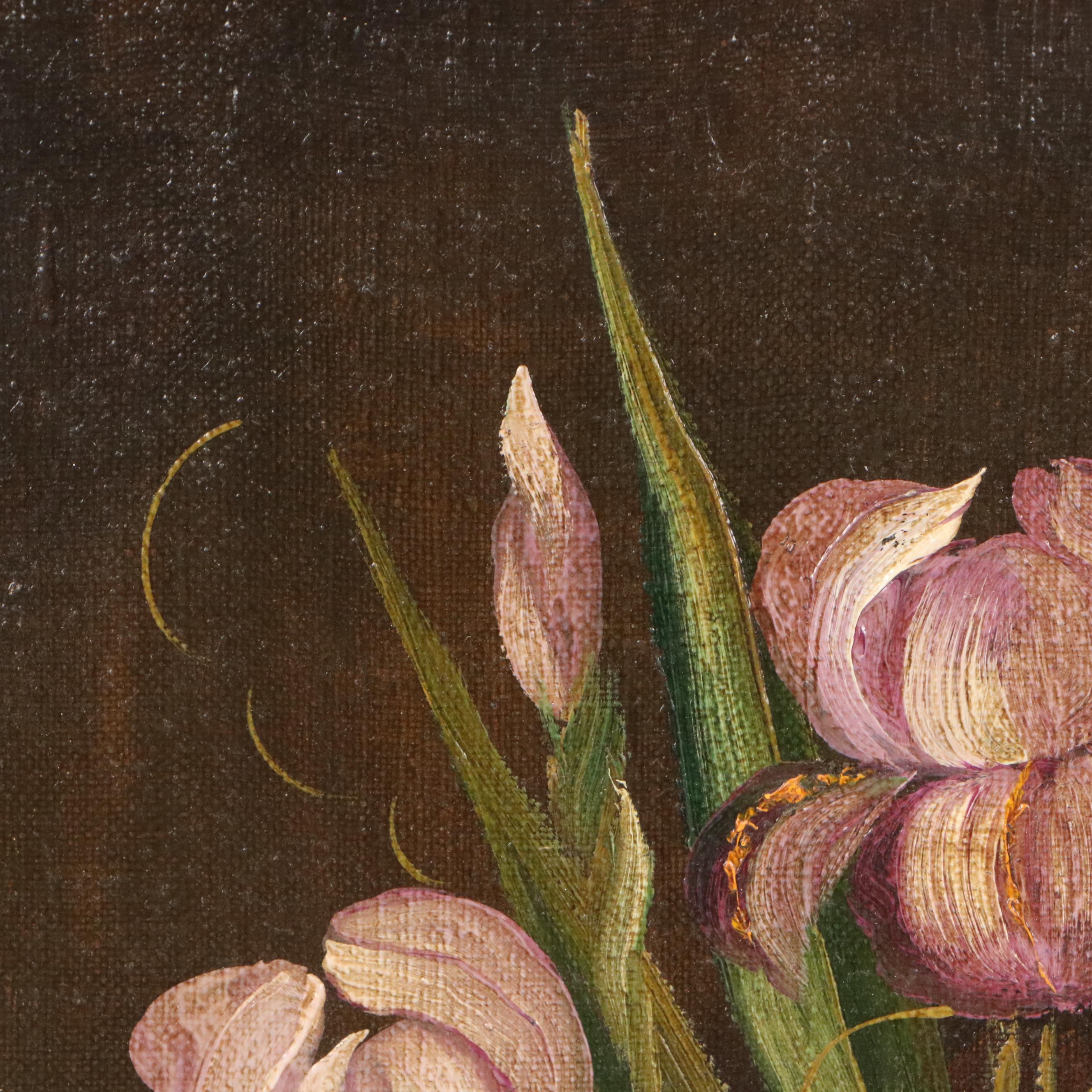 Freund Floral Still Life Oil Painting