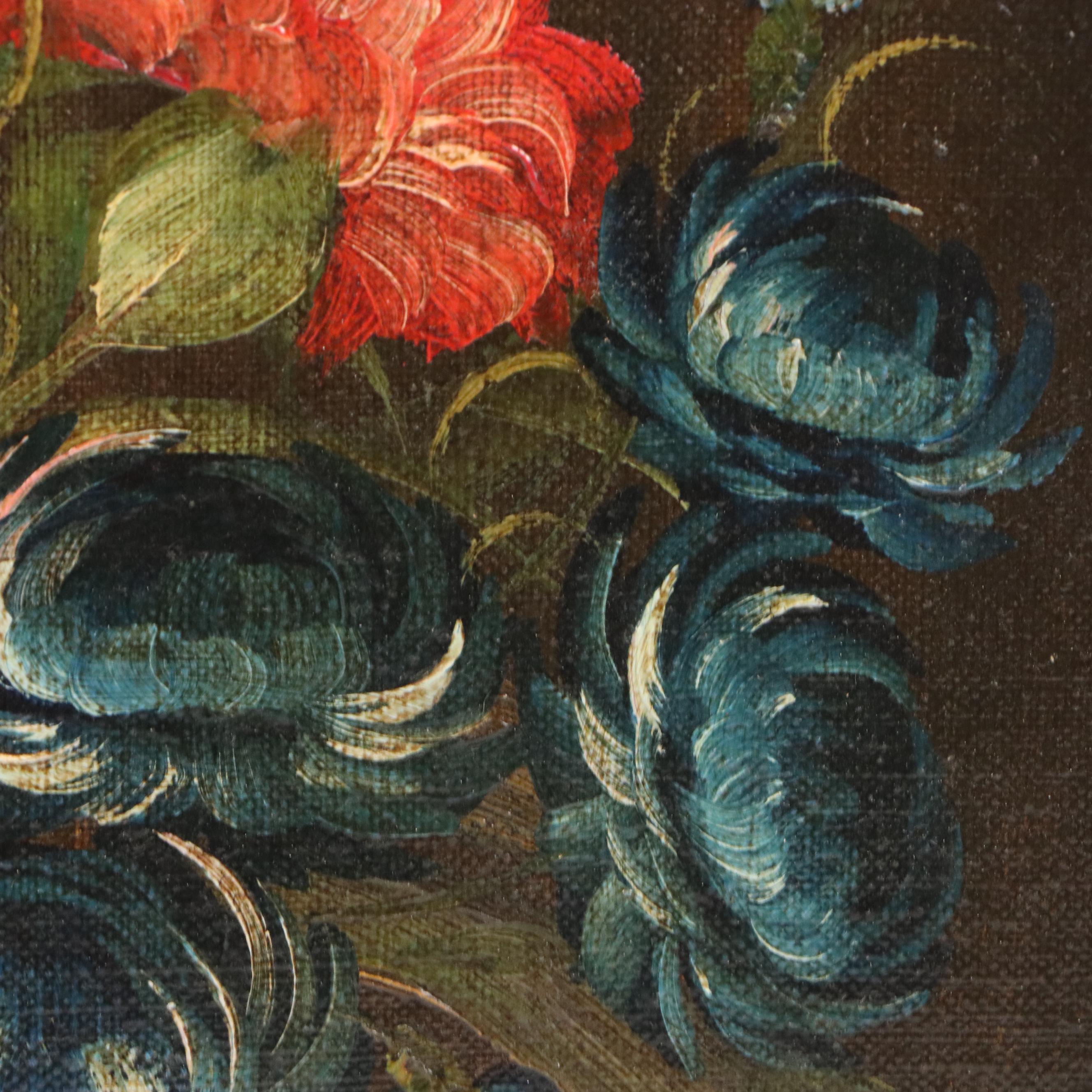 Freund Floral Still Life Oil Painting