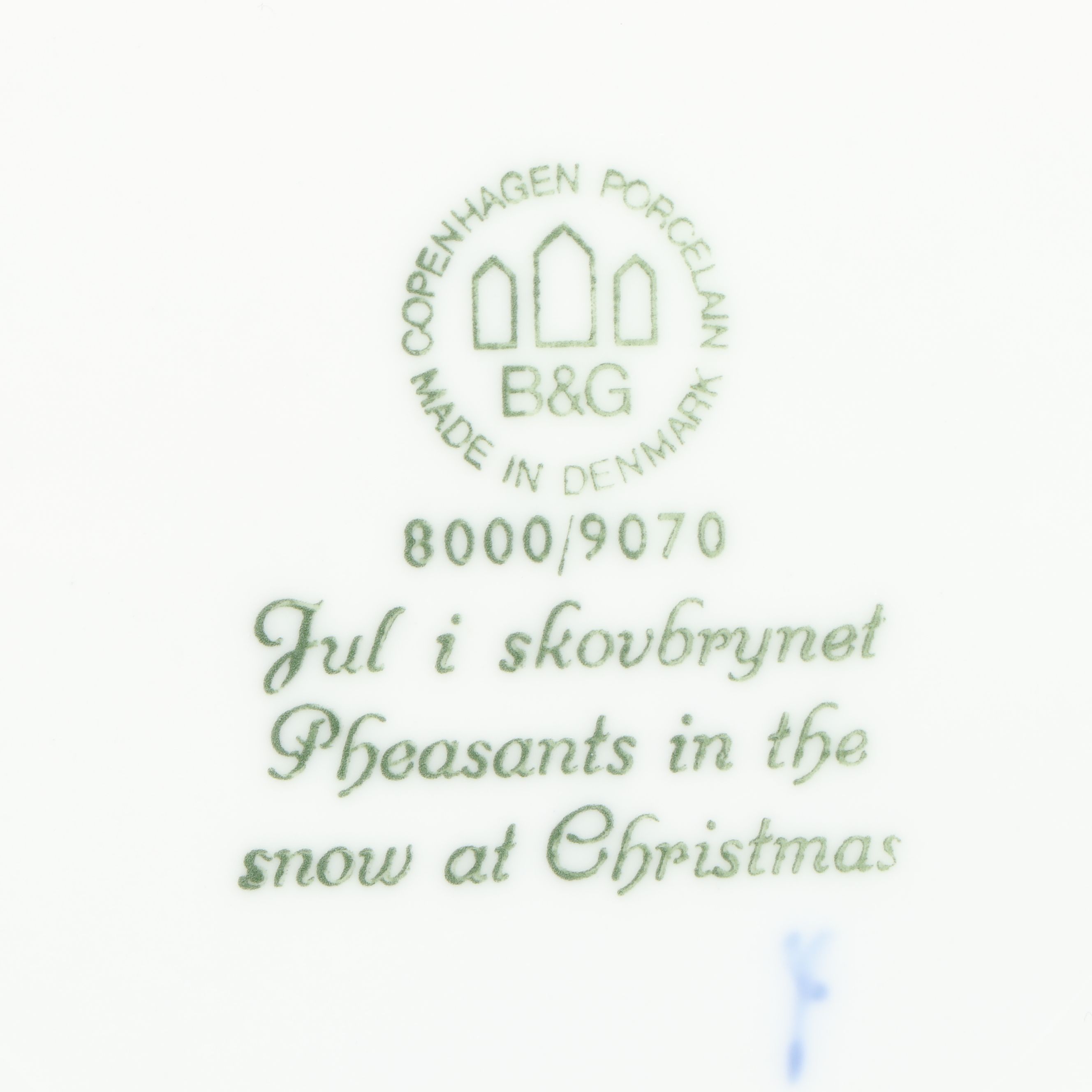 Bing & Grondahl Commemorative Mother's Day and Christmas Plates, Late 20th C.