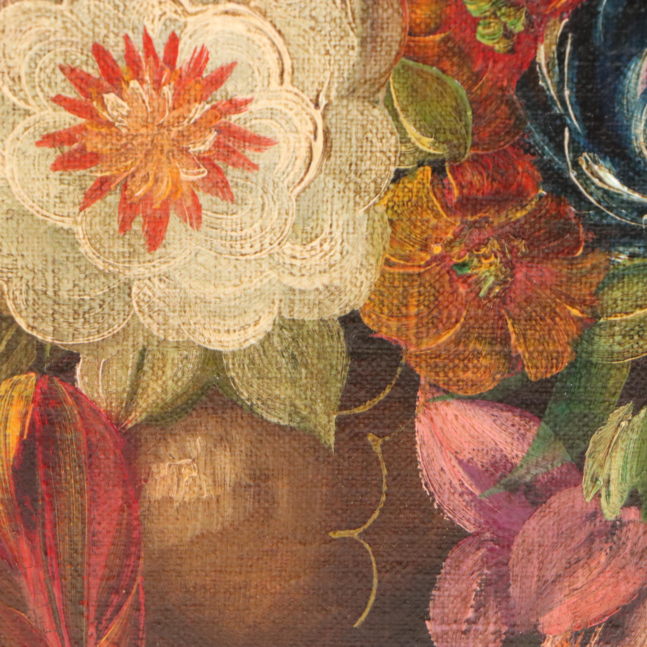 Freund Floral Still Life Oil Painting