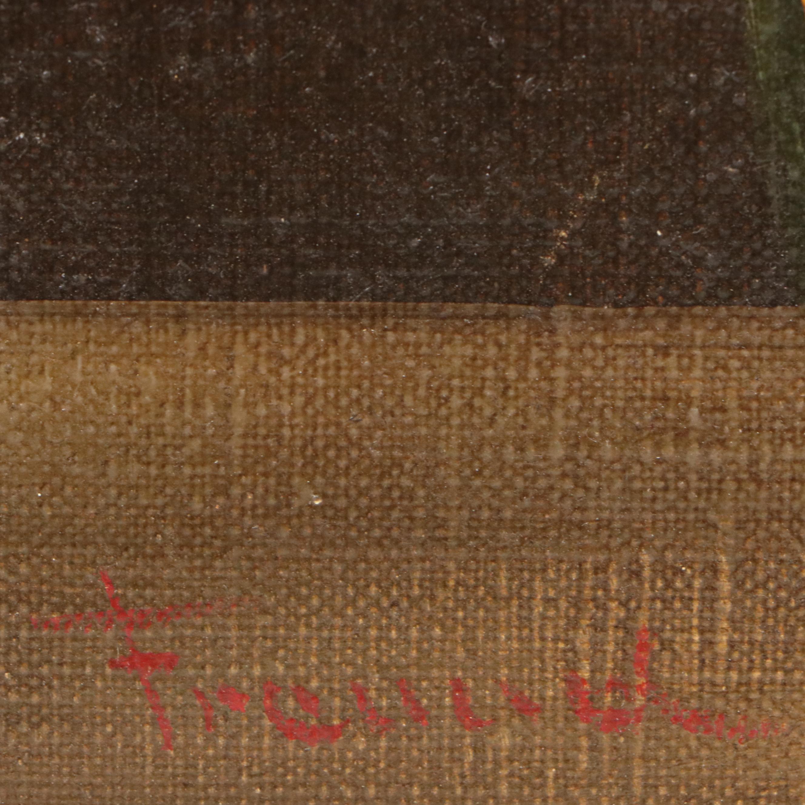 Freund Floral Still Life Oil Painting