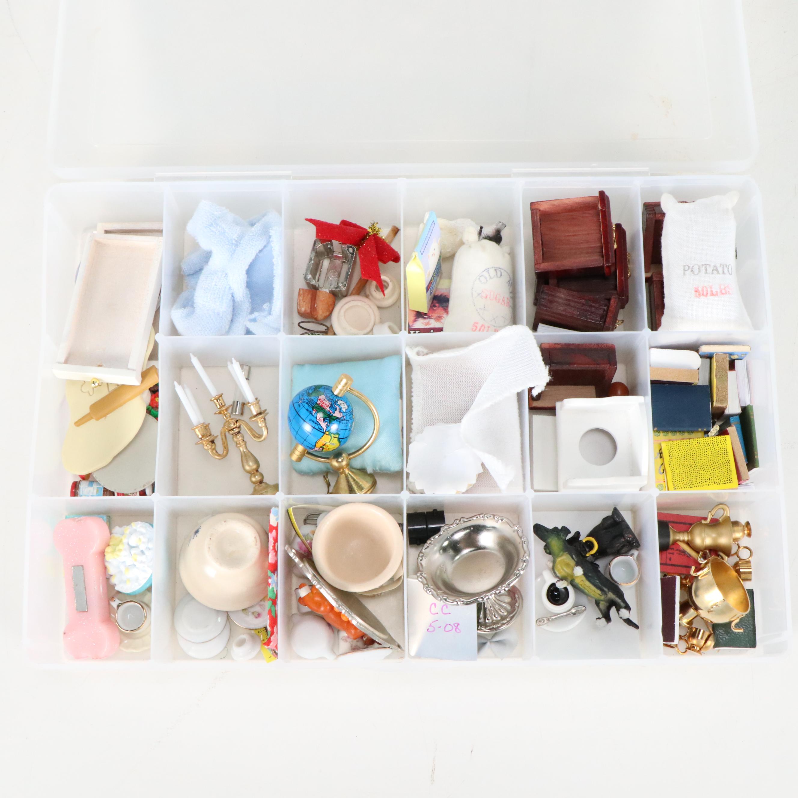 Victorian Style Wooden Dollhouse with Accessories