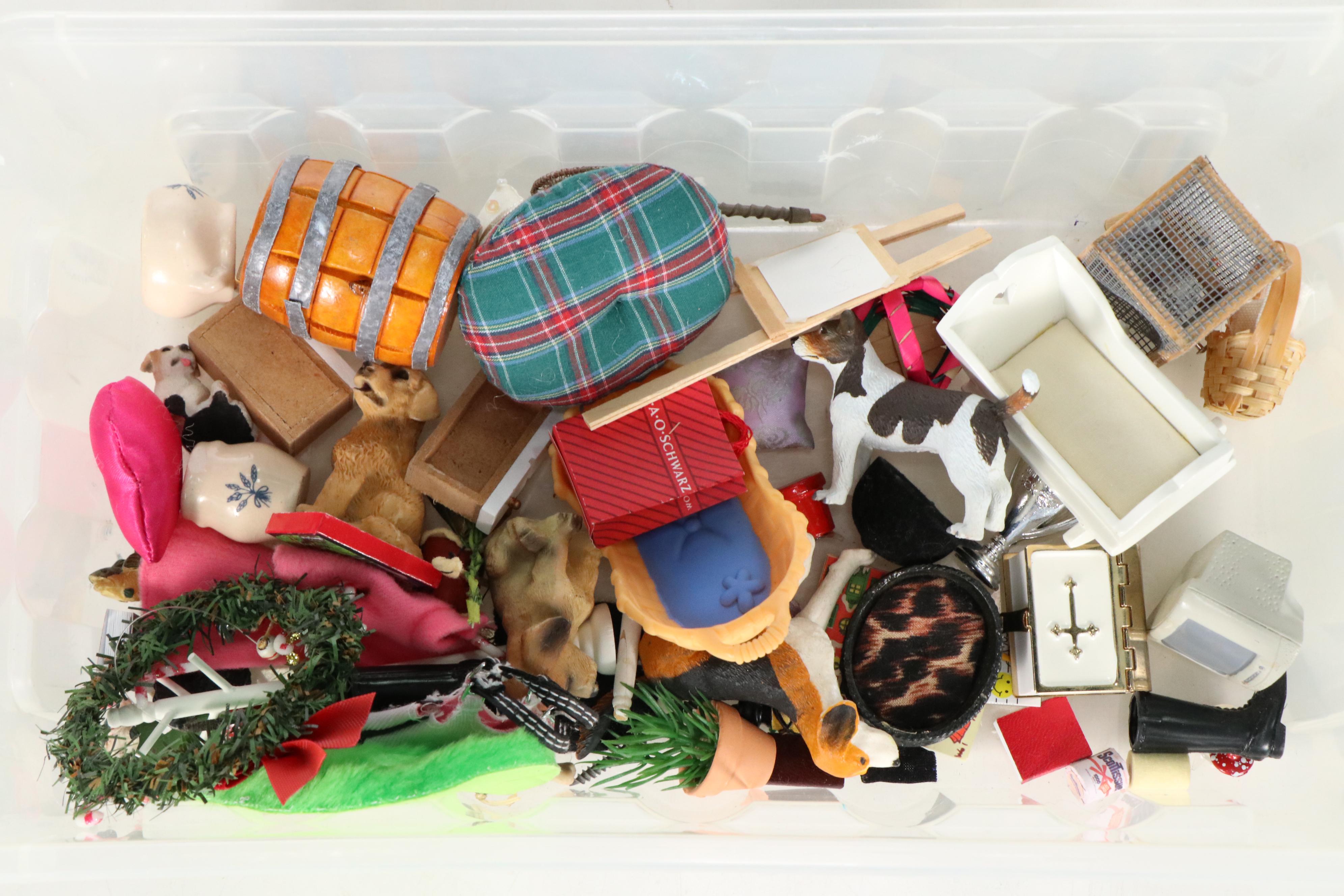 Victorian Style Wooden Dollhouse with Accessories