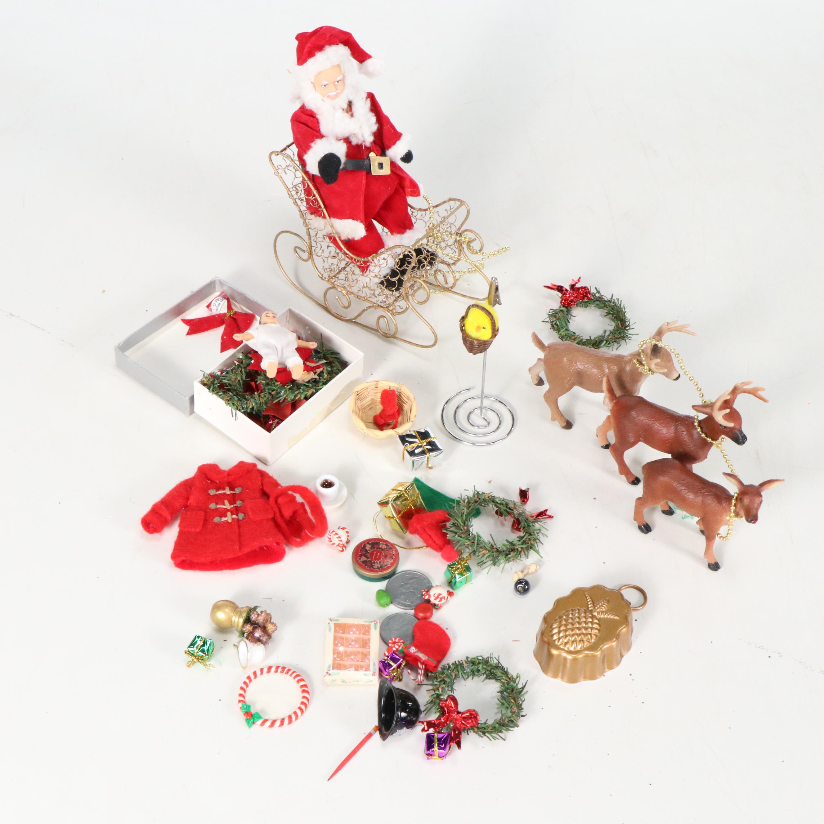 Victorian Style Wooden Dollhouse with Accessories