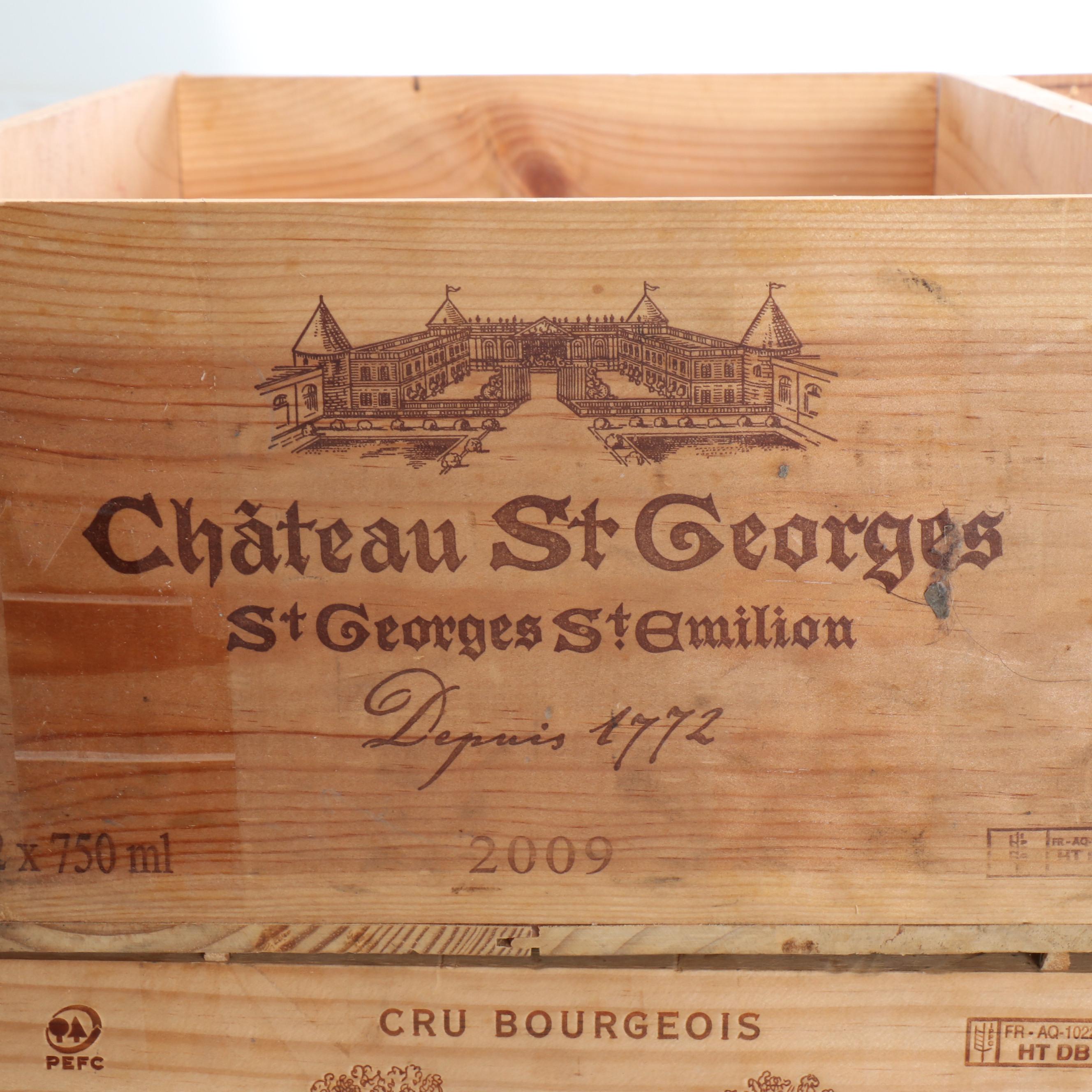 Wooden French Imported Wine Crates Feat. Chateau Blaignan & More