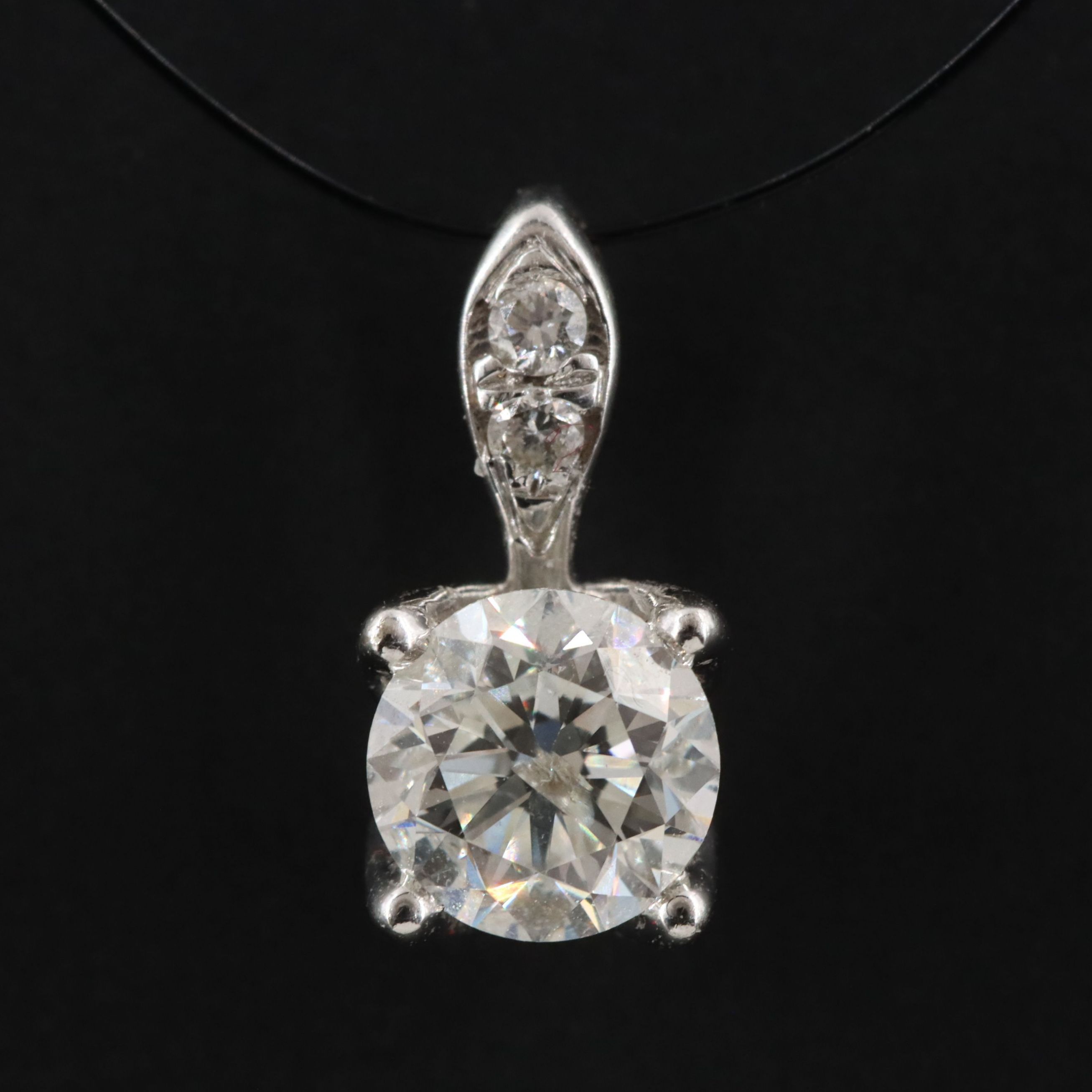 14K 0.62 CTW Diamond Pendant