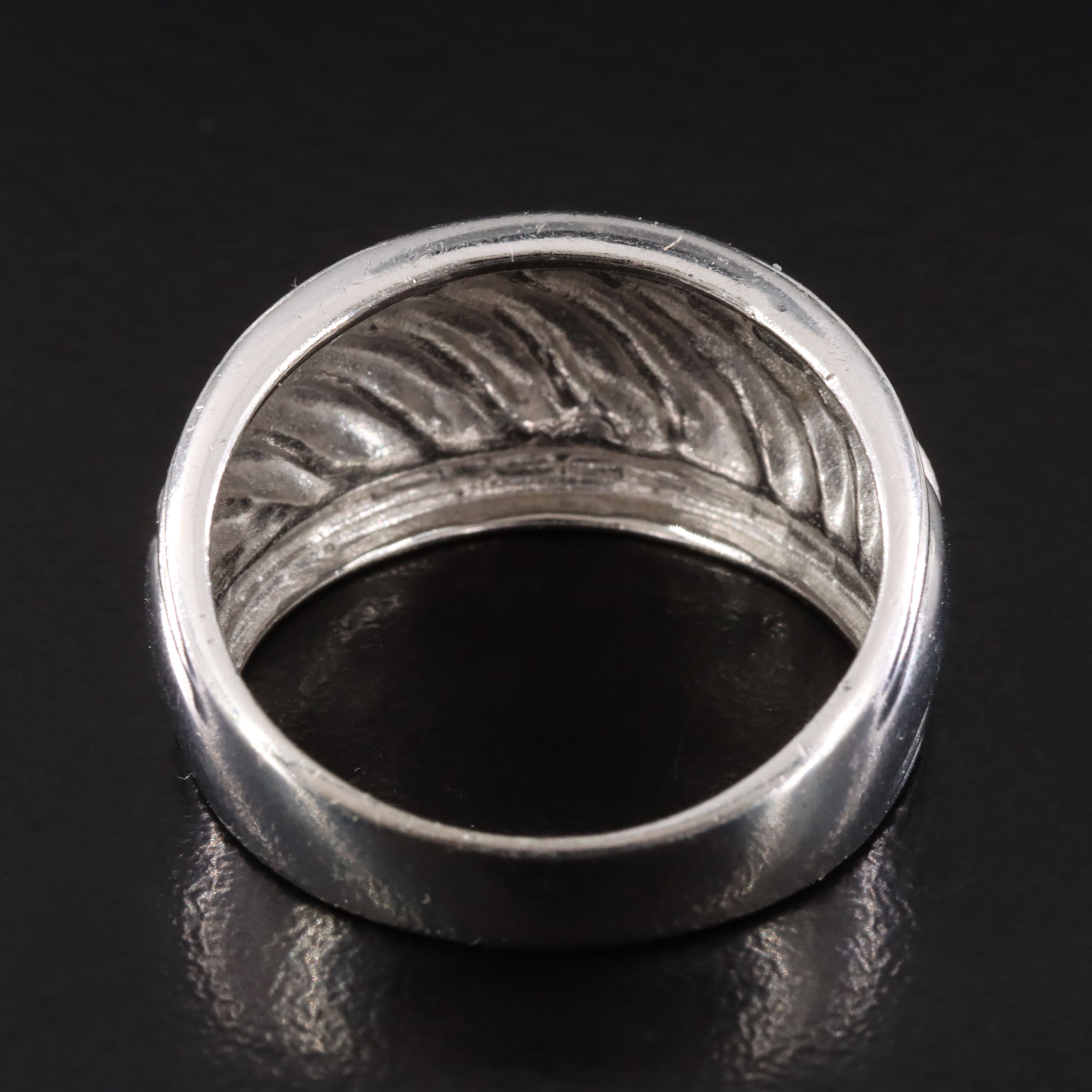 Sterling Fluted Ring