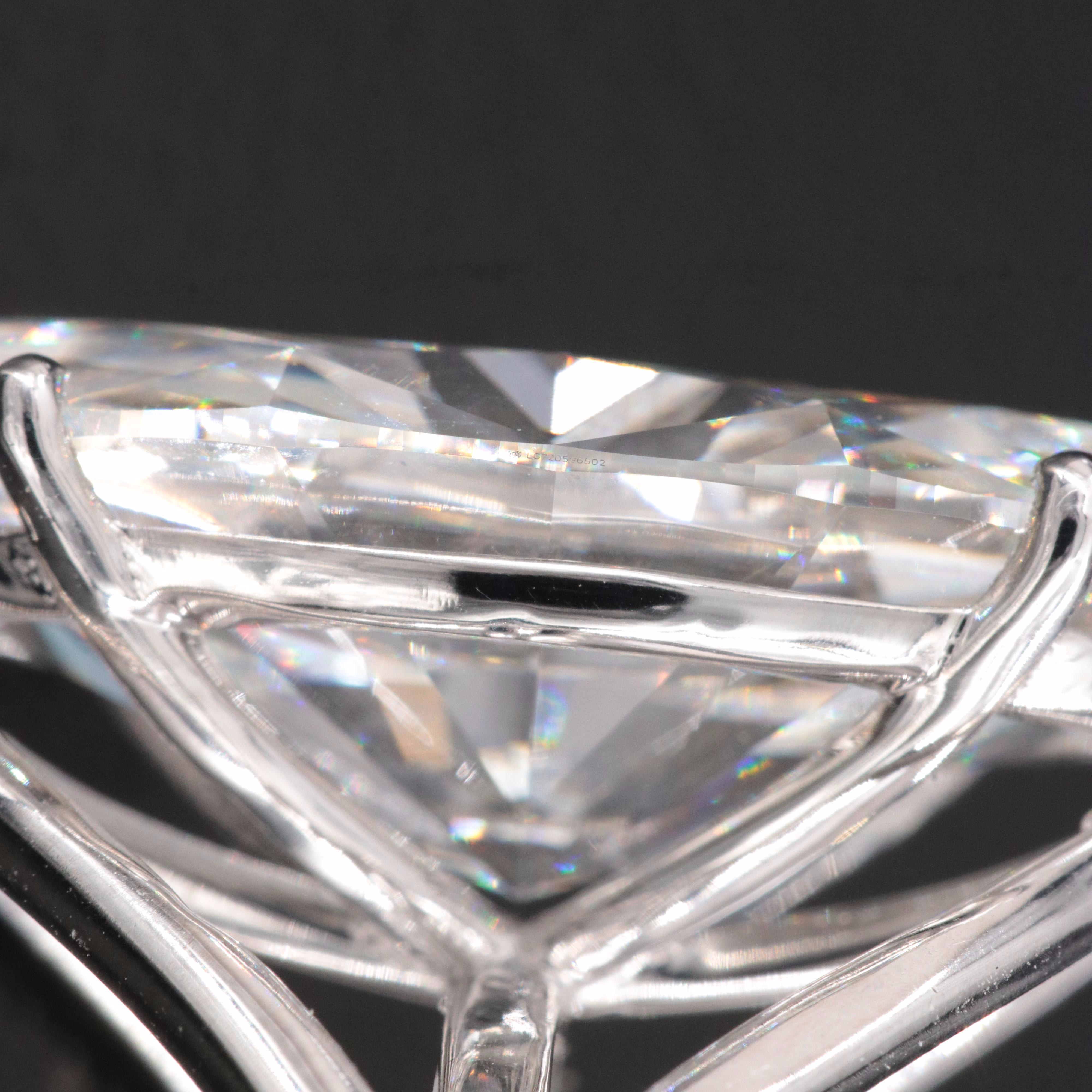 14K 11.01 CT Lab Grown Diamond Solitaire Ring with IGI Report