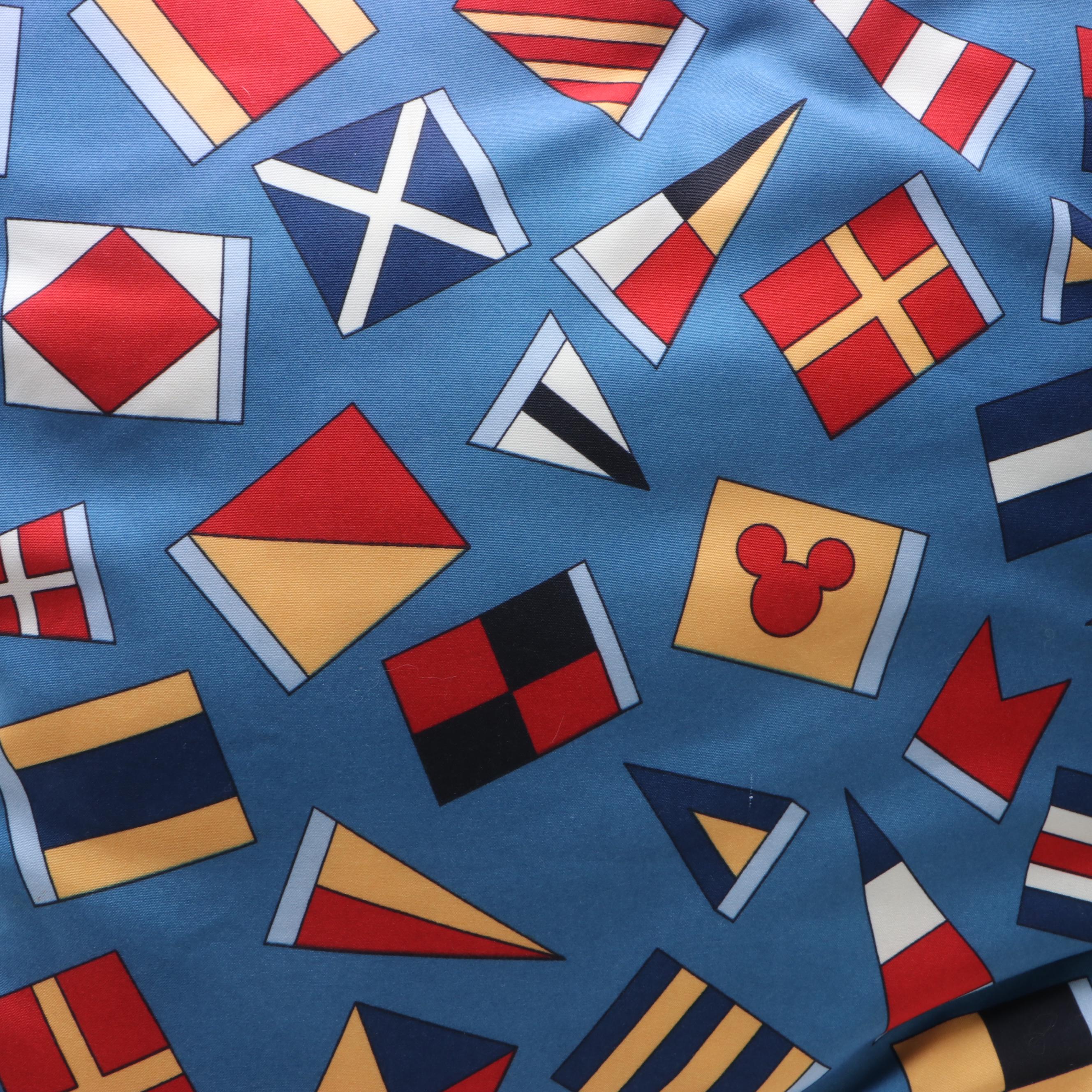 Disney Cruise Nautical Flag Throw Pillows