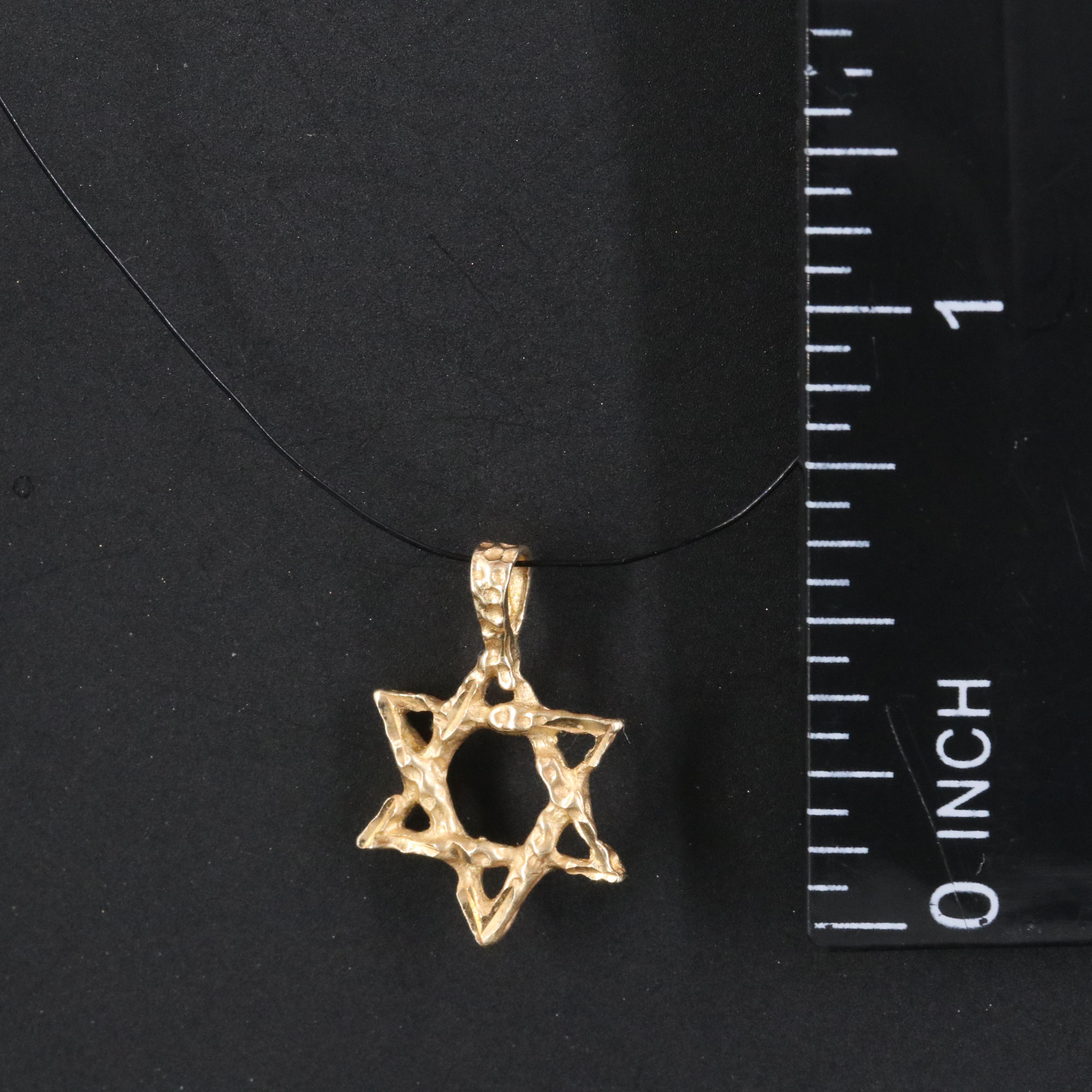 14K Star of David Pendant