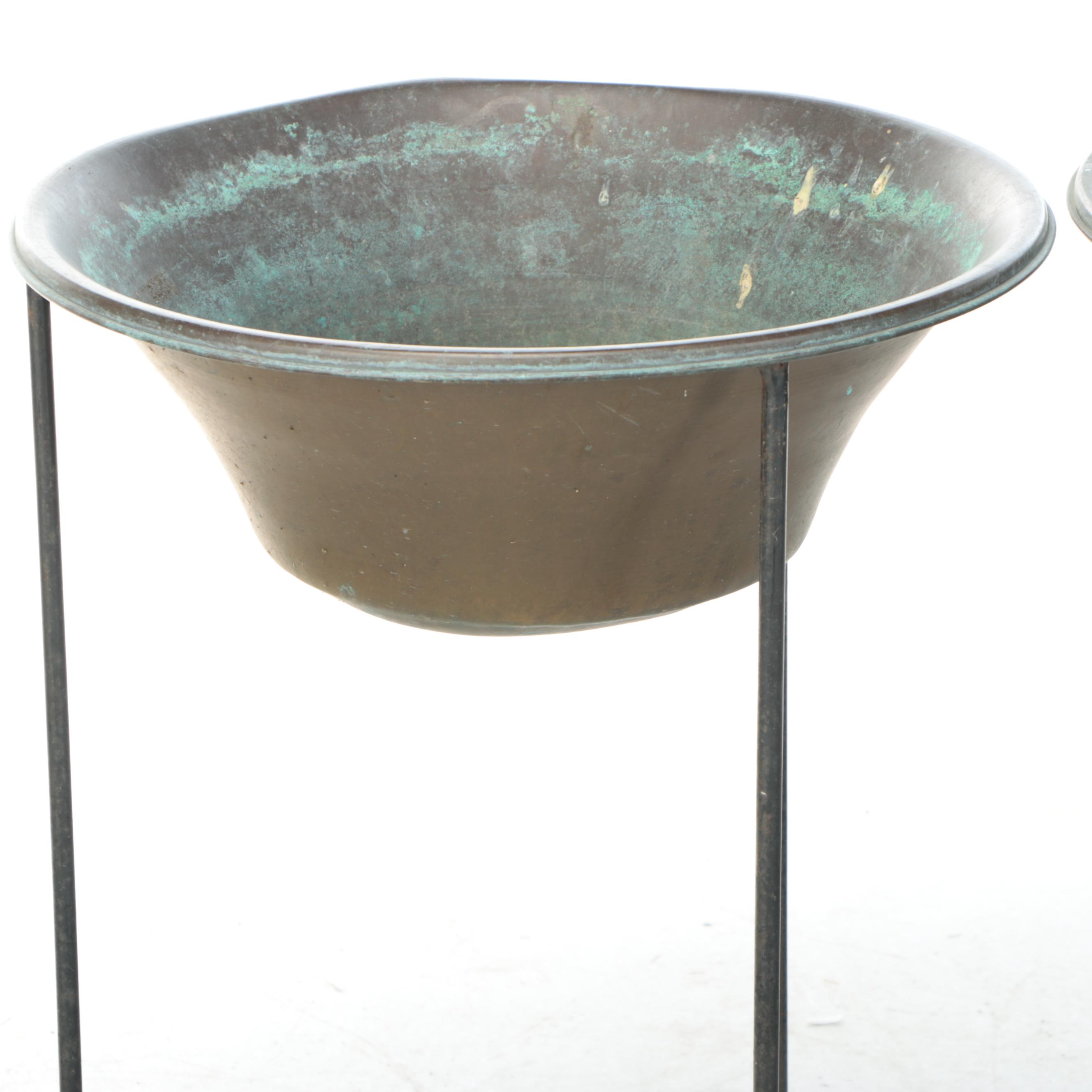 Outdoor Copper Beverage Stands