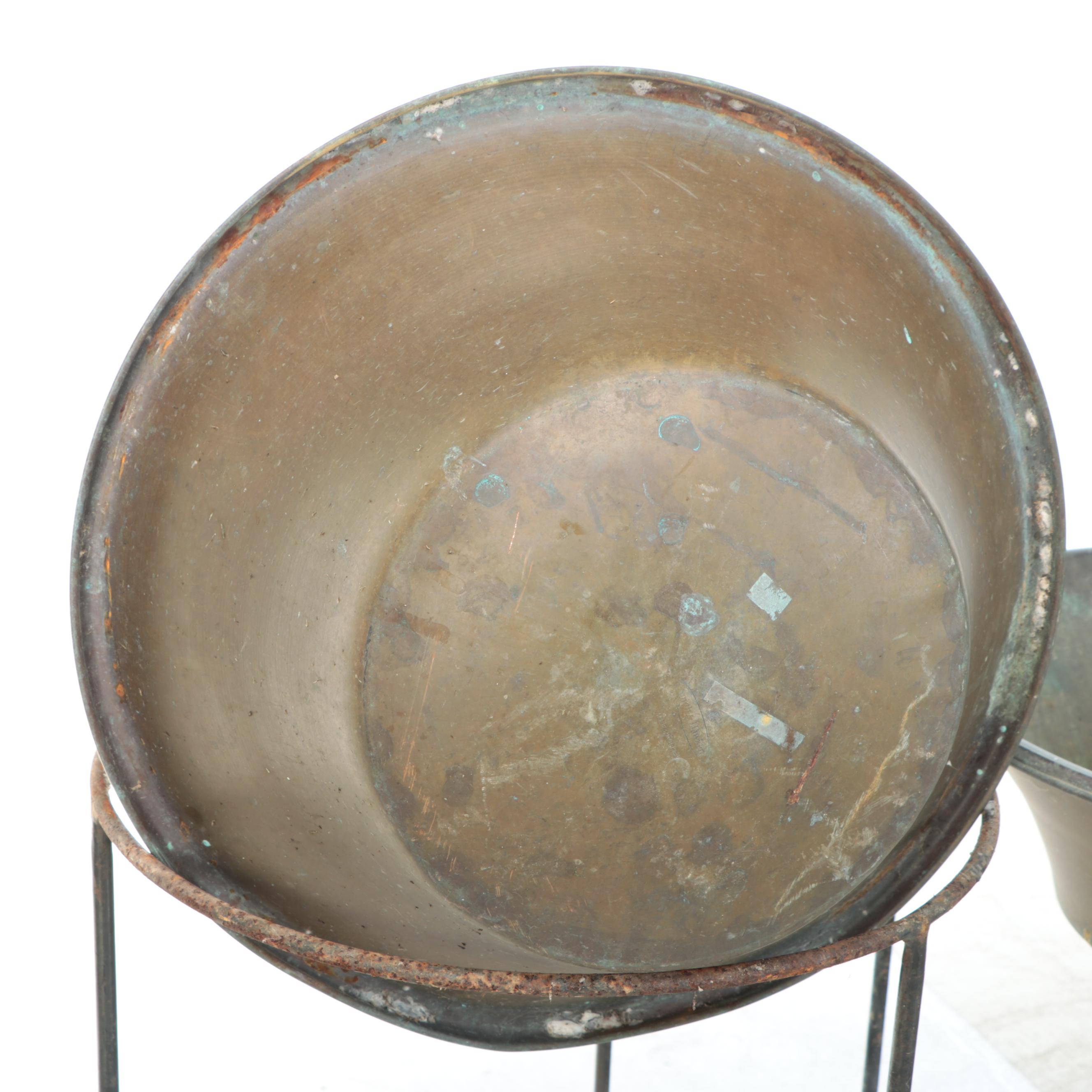 Outdoor Copper Beverage Stands