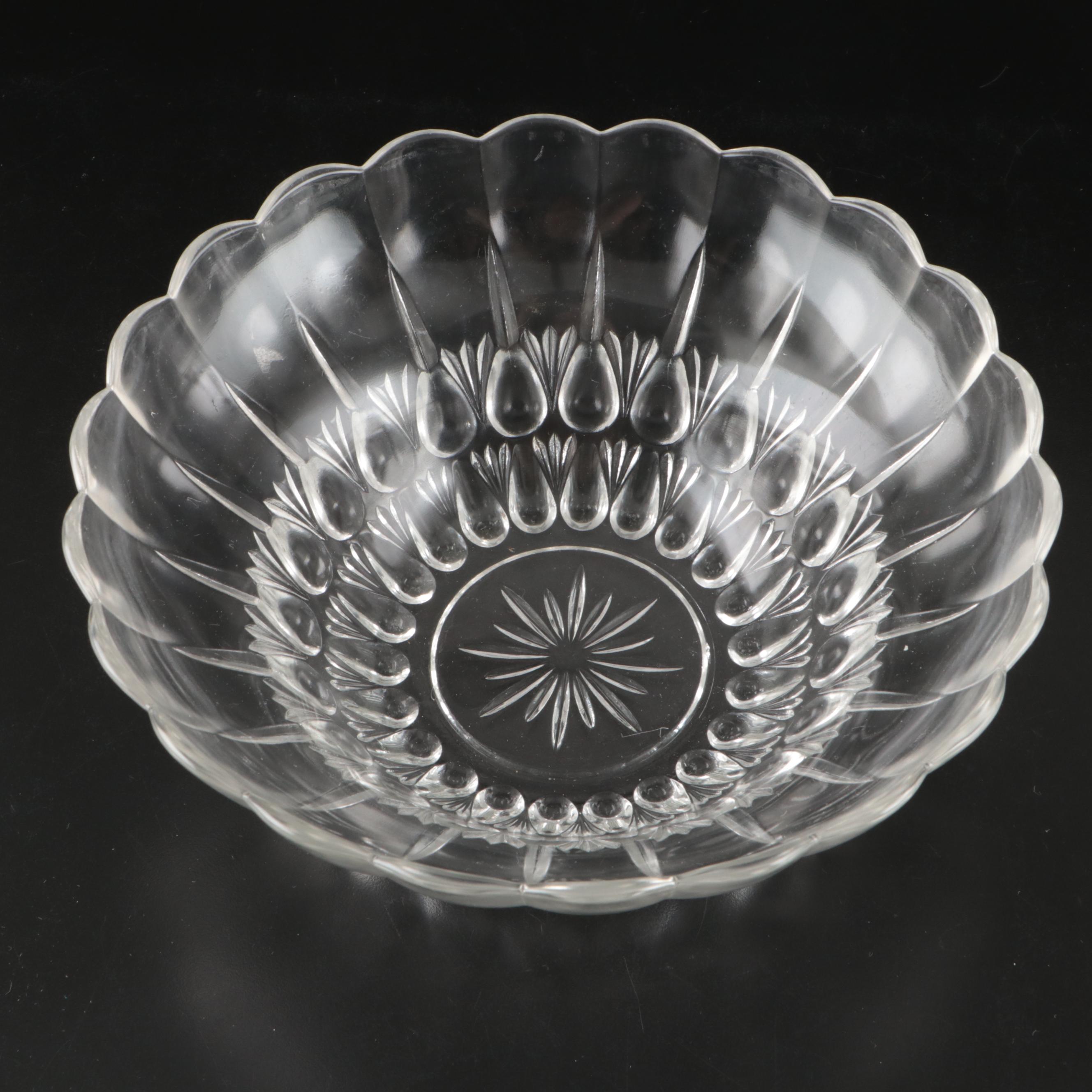 Glass Divided Dishes, Serving Trays, and Decorative Bowls