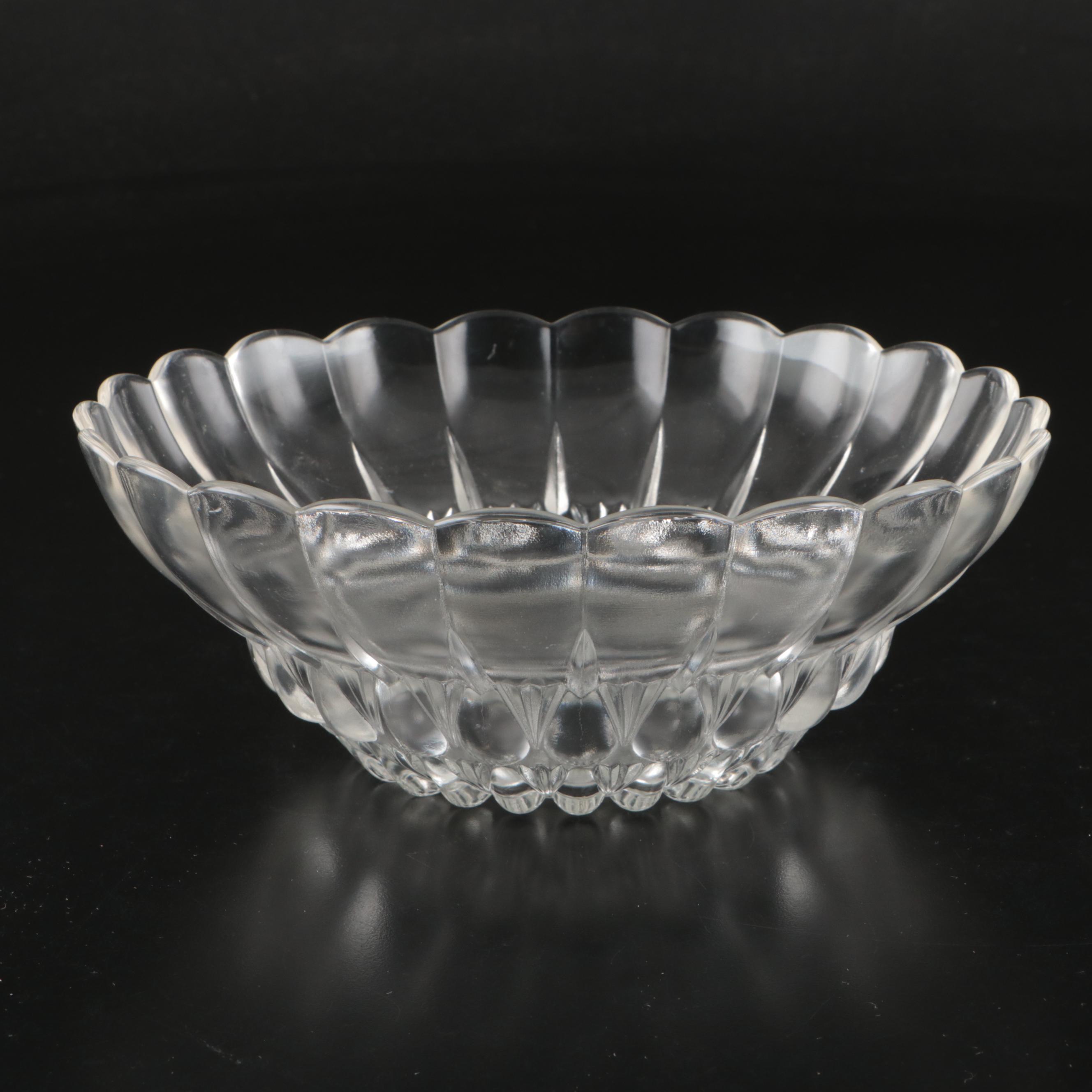 Glass Divided Dishes, Serving Trays, and Decorative Bowls