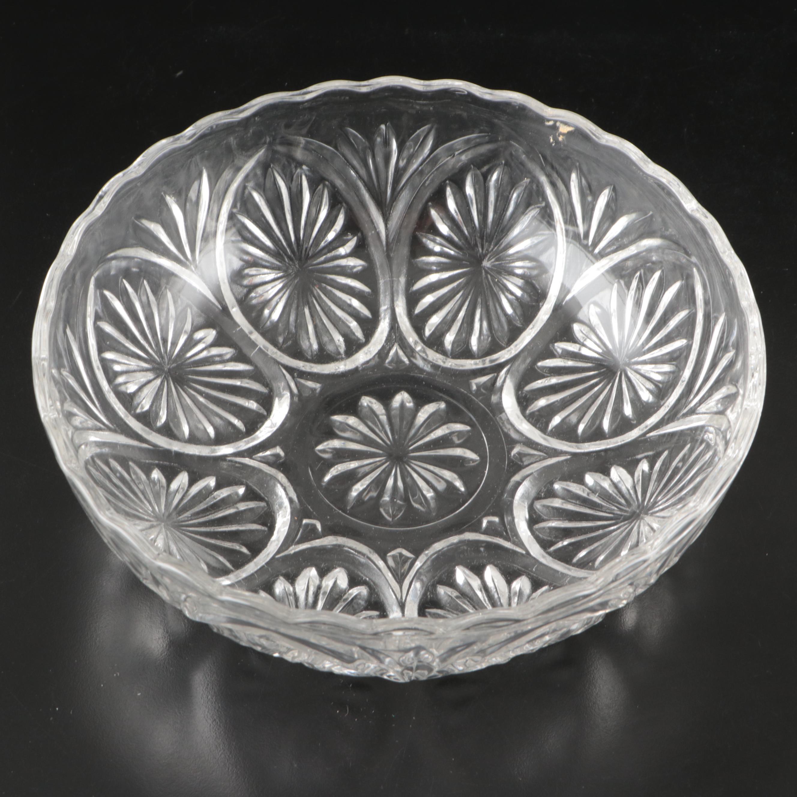 Glass Divided Dishes, Serving Trays, and Decorative Bowls