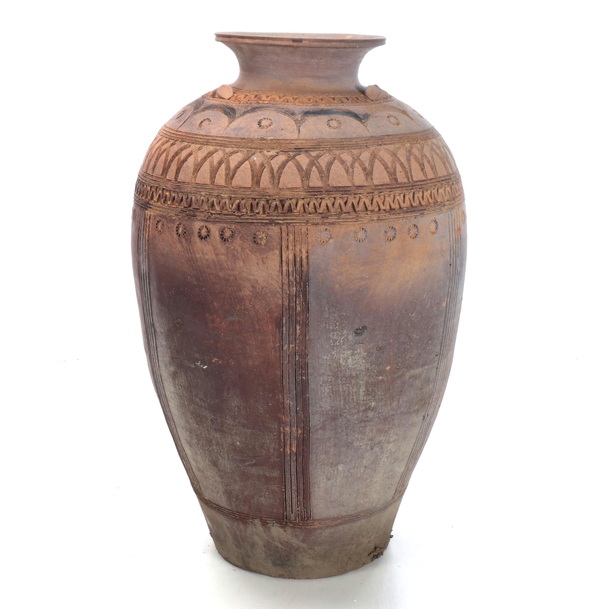 Indonesian Style Terracotta Water Jar