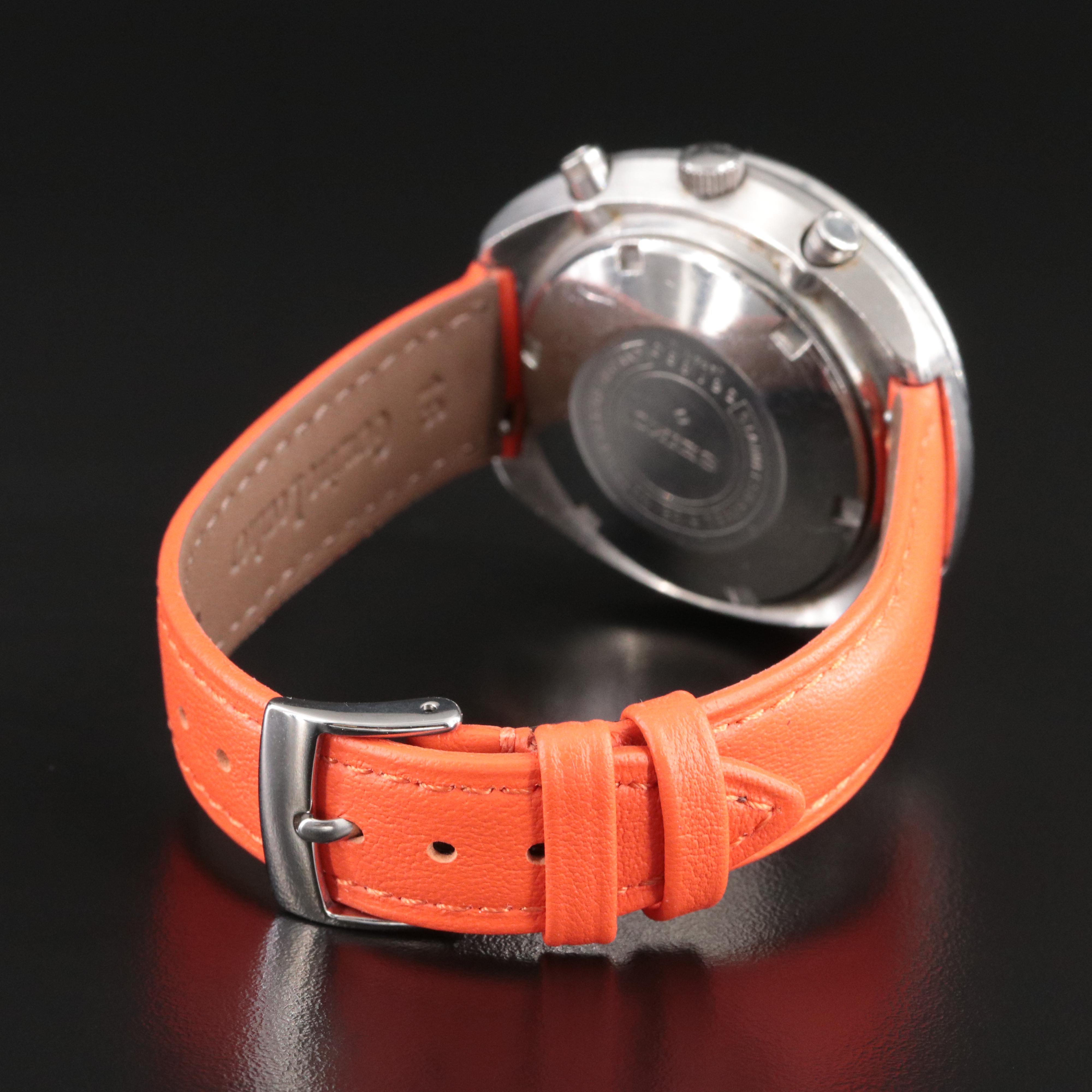 Vintage Seiko UFO Black Dial Automatic Watch 6138-0017