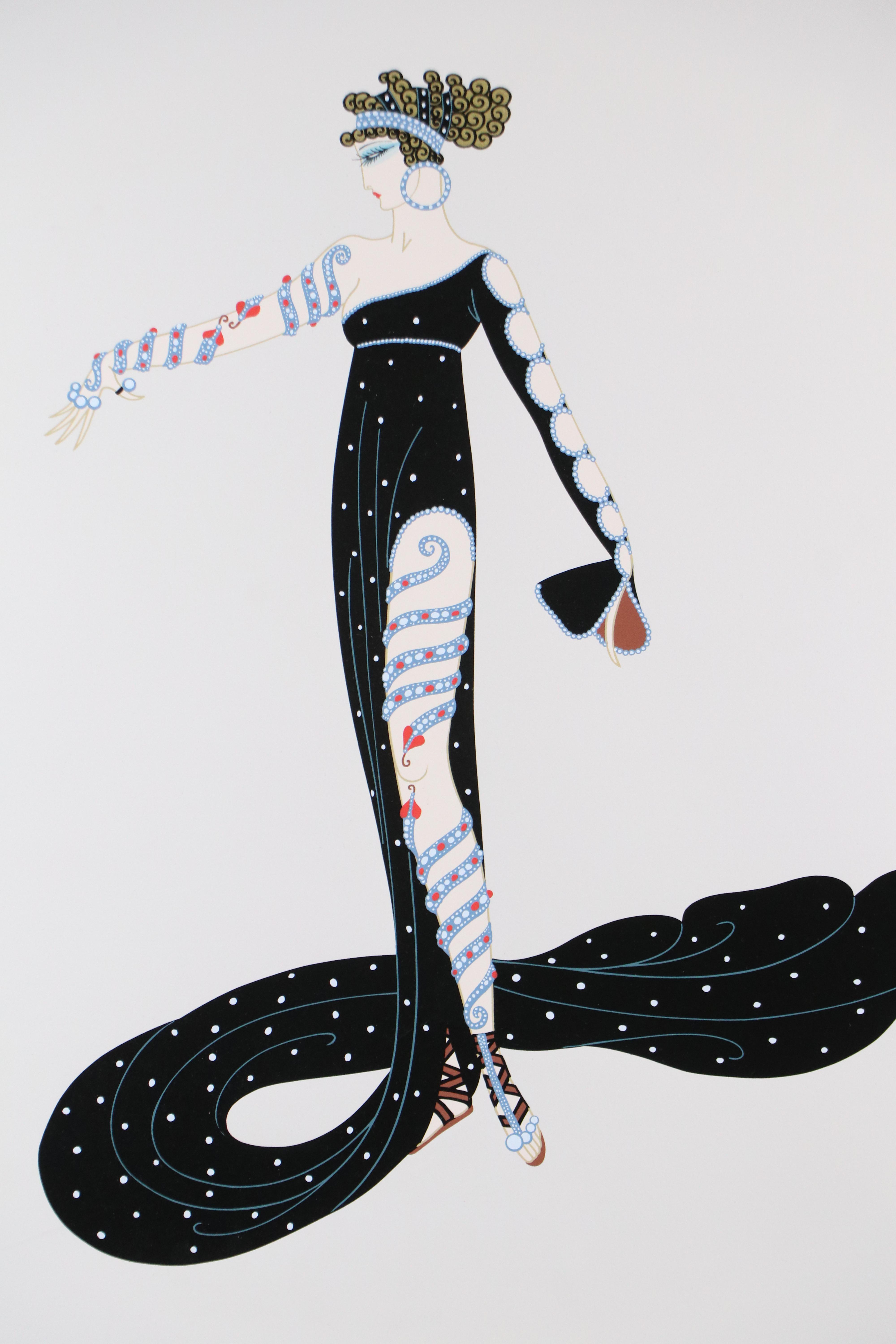 Erté Figural Serigraph "La Merveilleuse," 1980