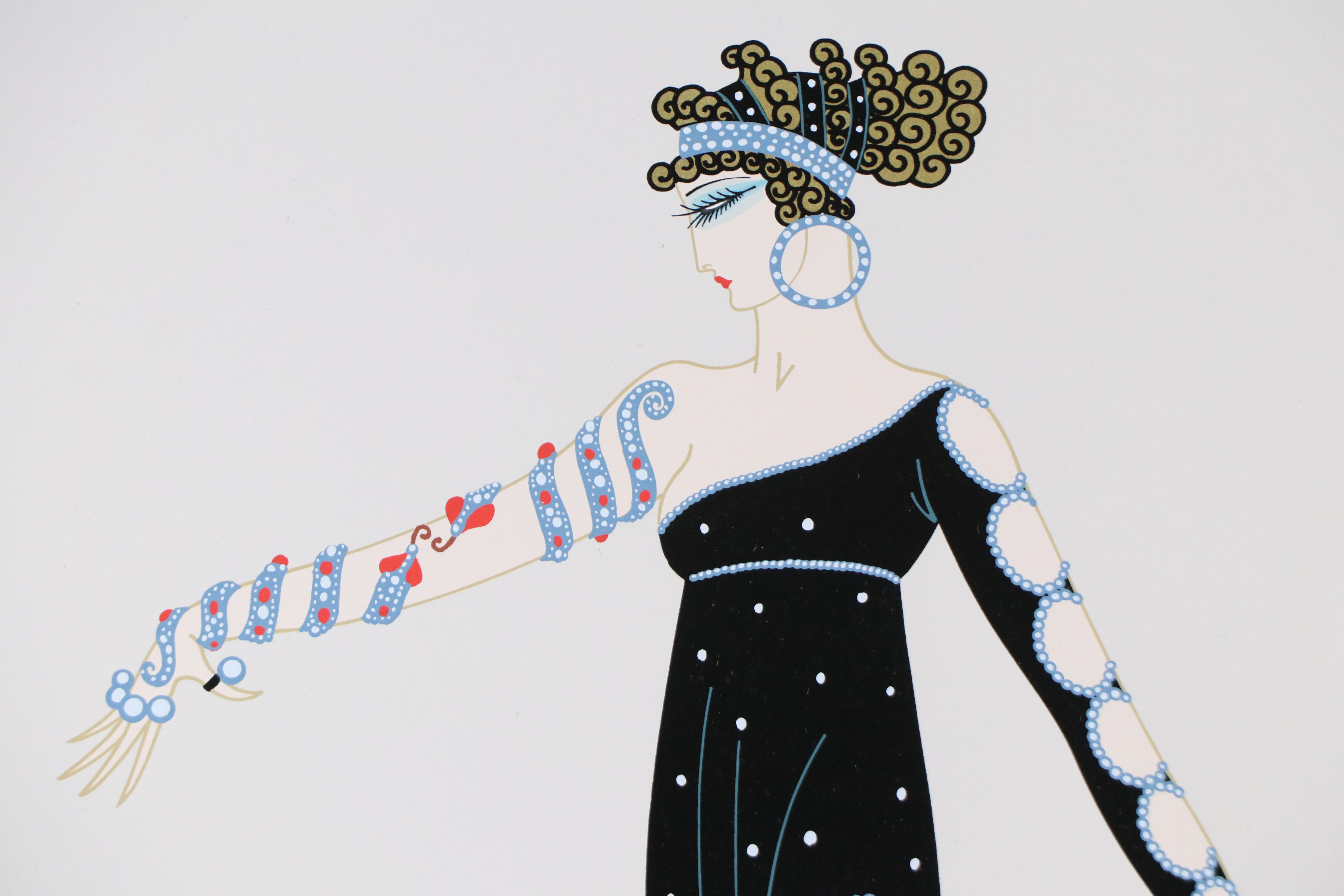 Erté Figural Serigraph "La Merveilleuse," 1980