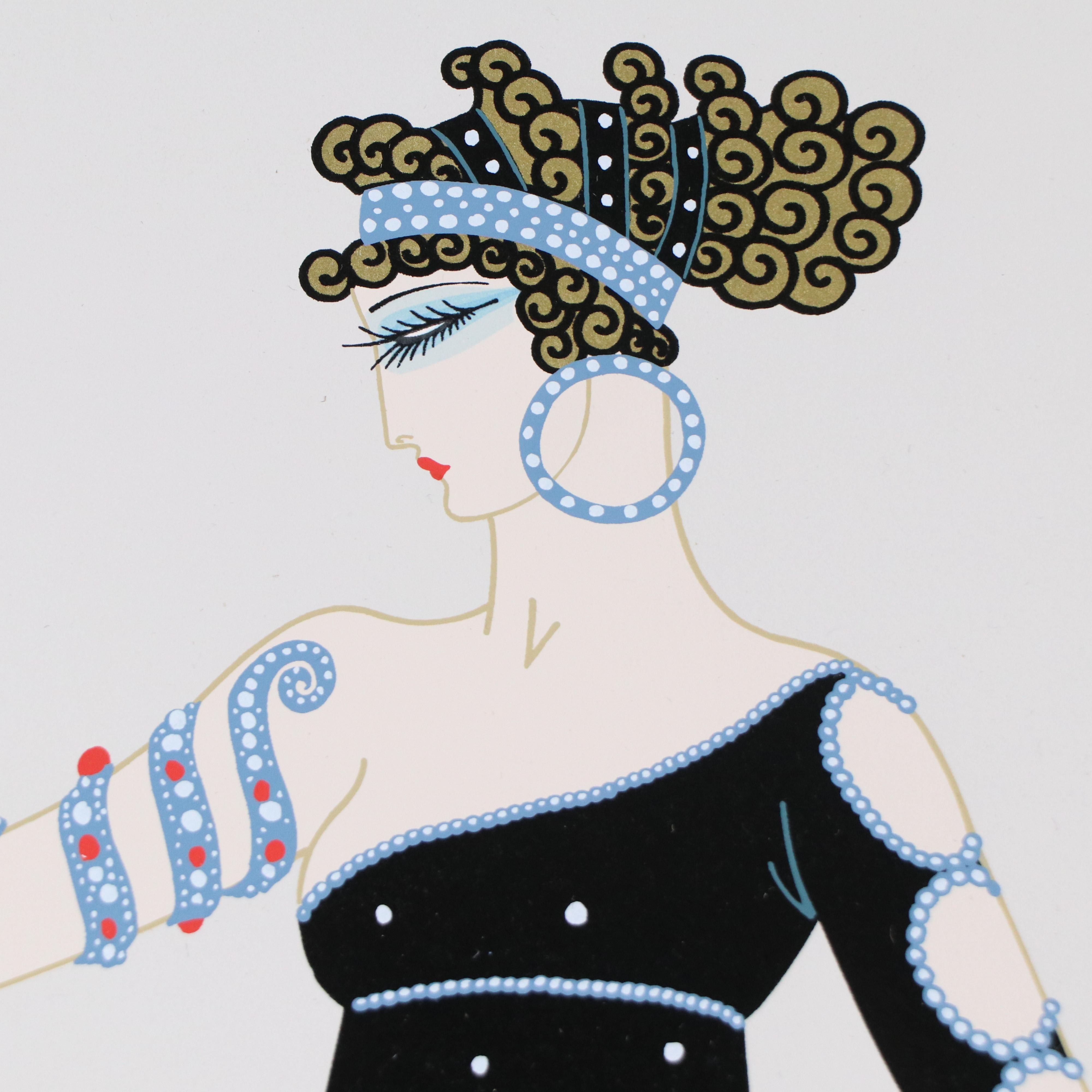 Erté Figural Serigraph "La Merveilleuse," 1980