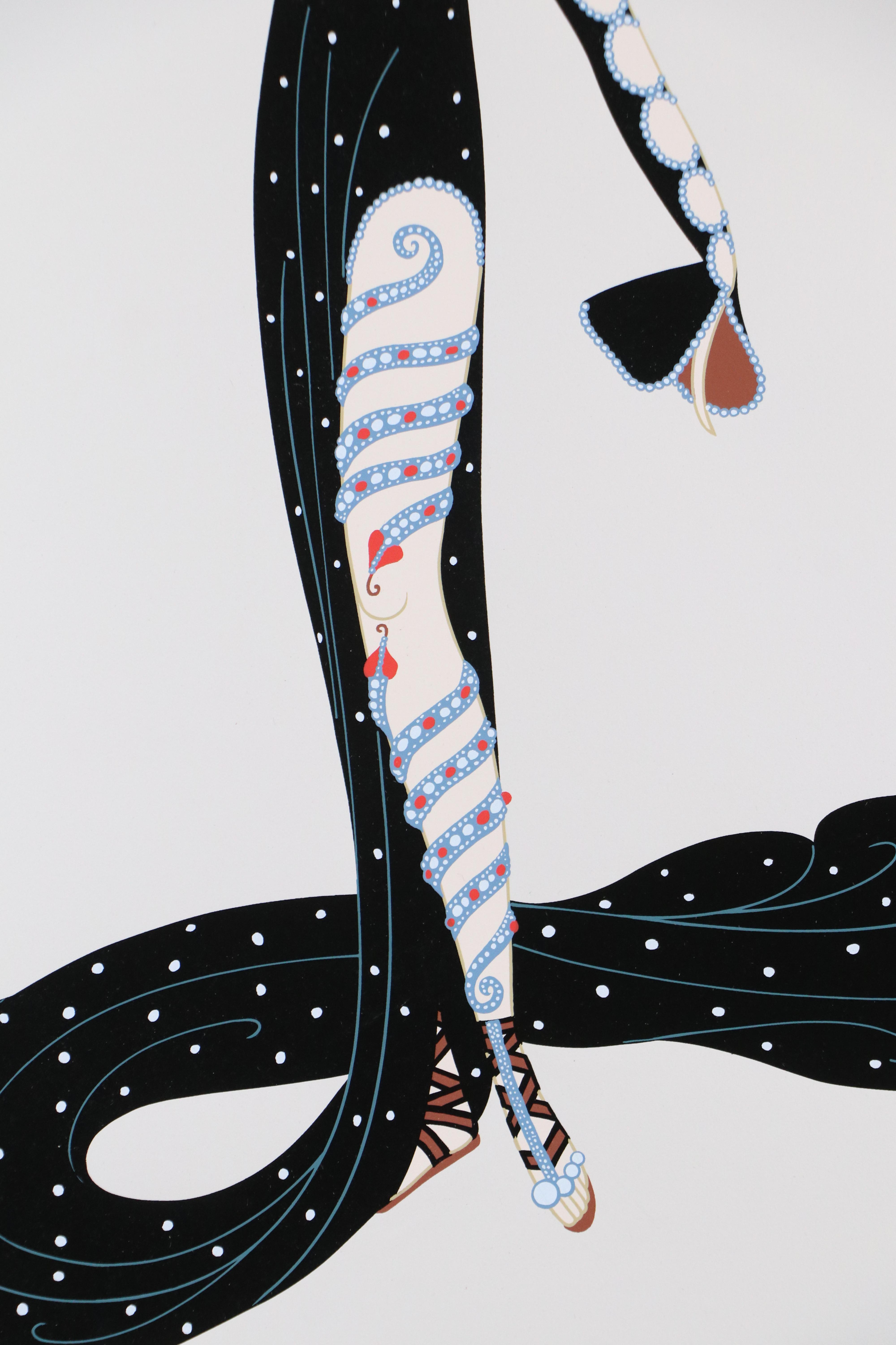 Erté Figural Serigraph "La Merveilleuse," 1980