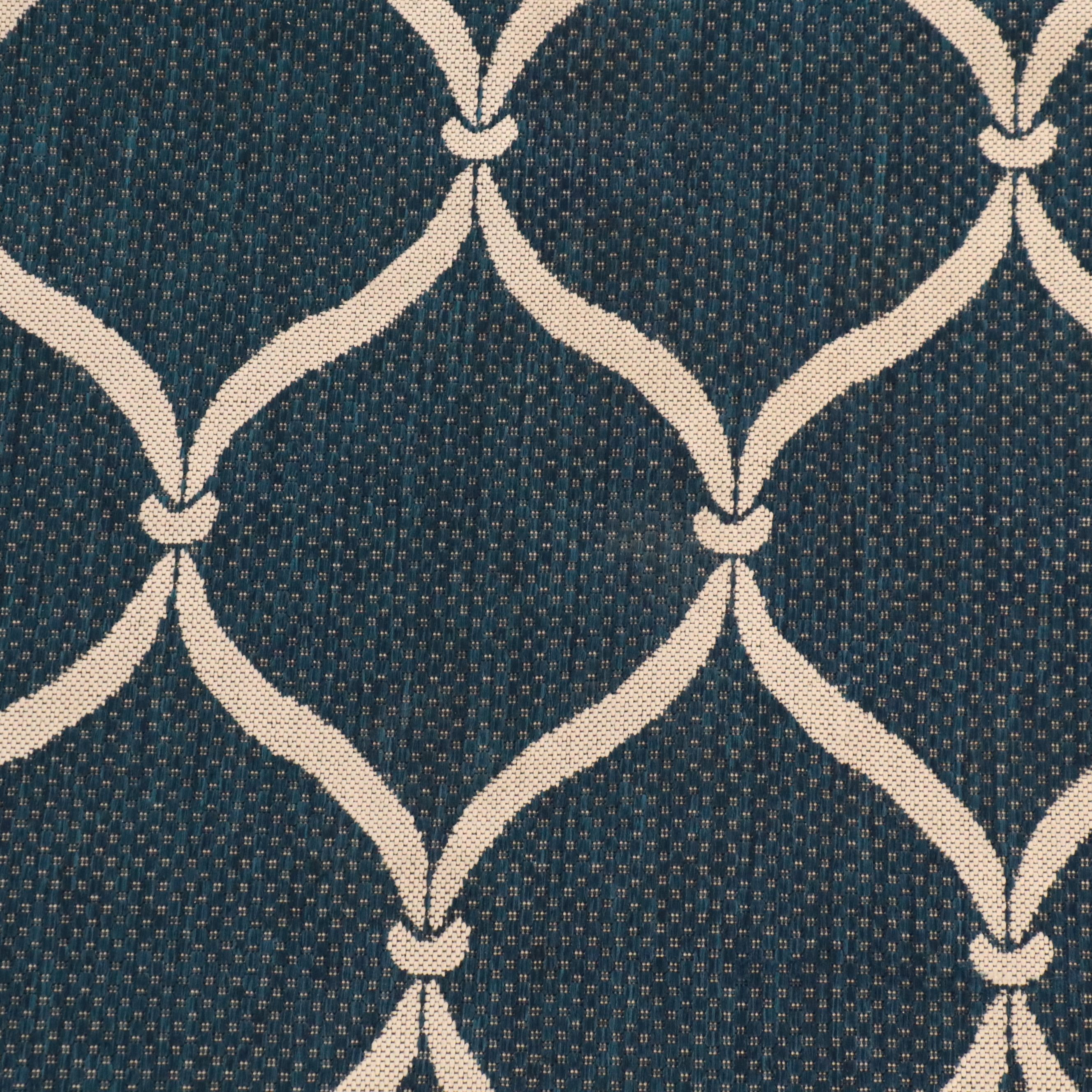 6'5 x 6'7 Machine Made Safavieh Courtyard Contemporary All Weather Area Rug