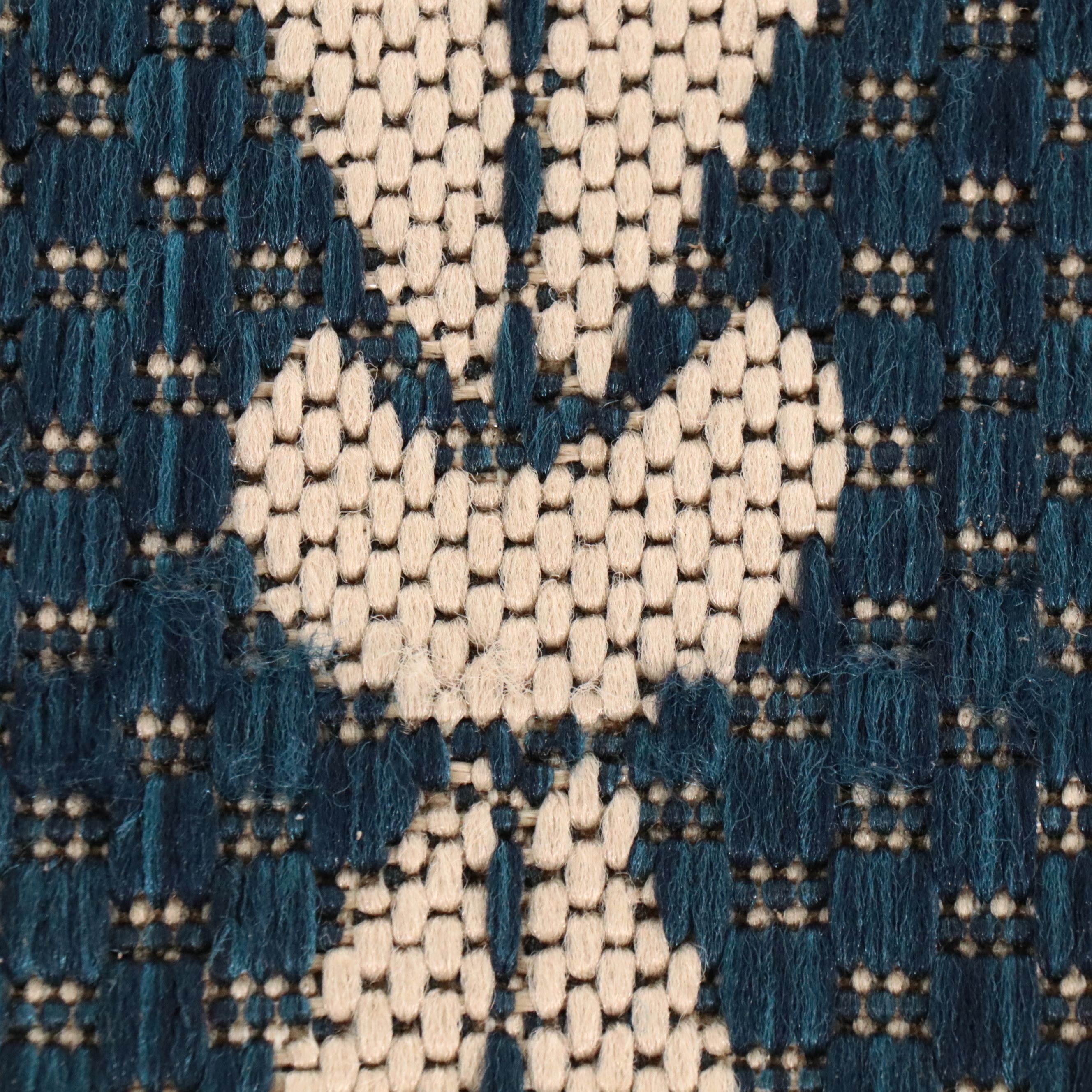 6'5 x 6'7 Machine Made Safavieh Courtyard Contemporary All Weather Area Rug