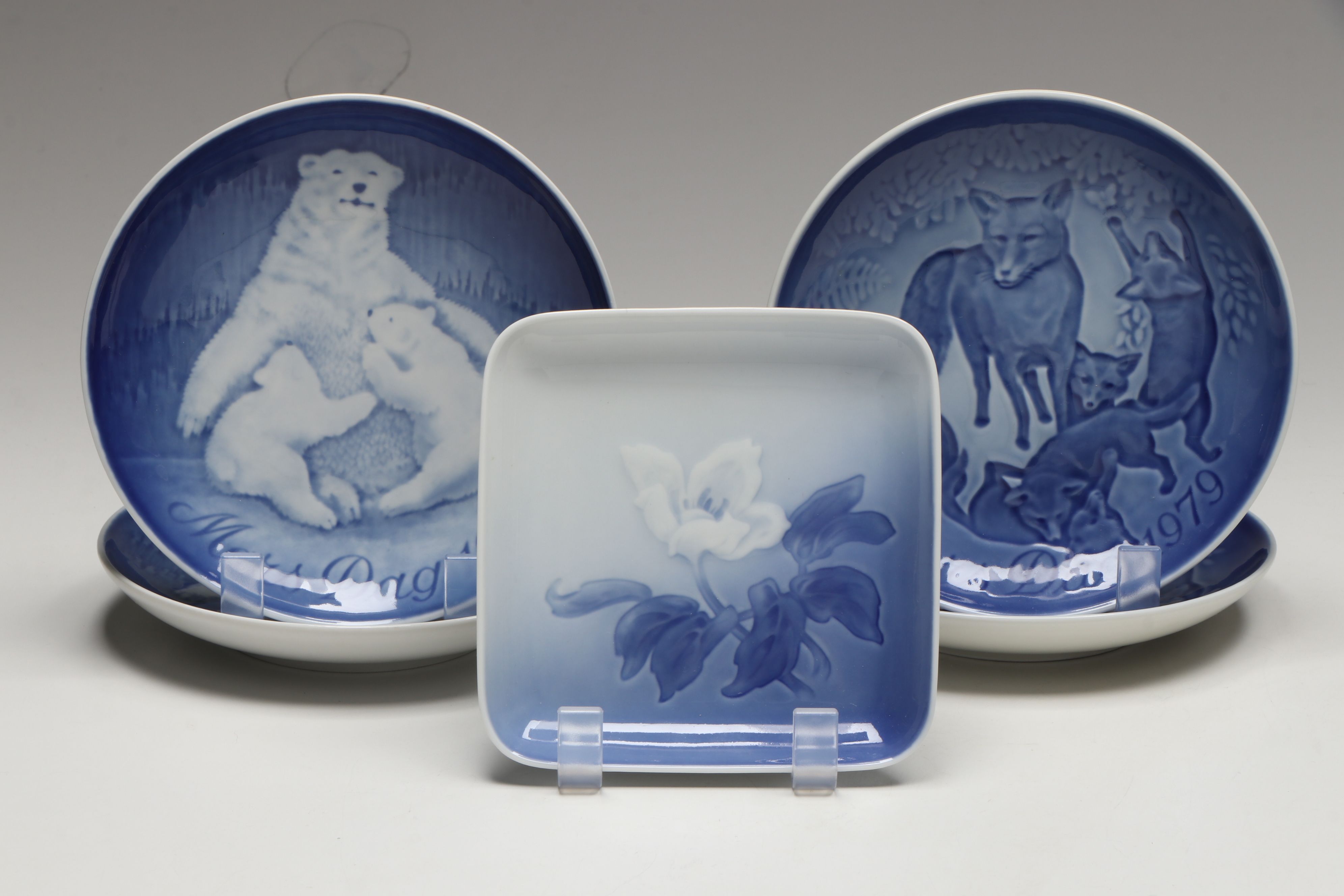 Bing & Grondahl Commemorative Mother's Day and "Christmas in the Woods" Plates