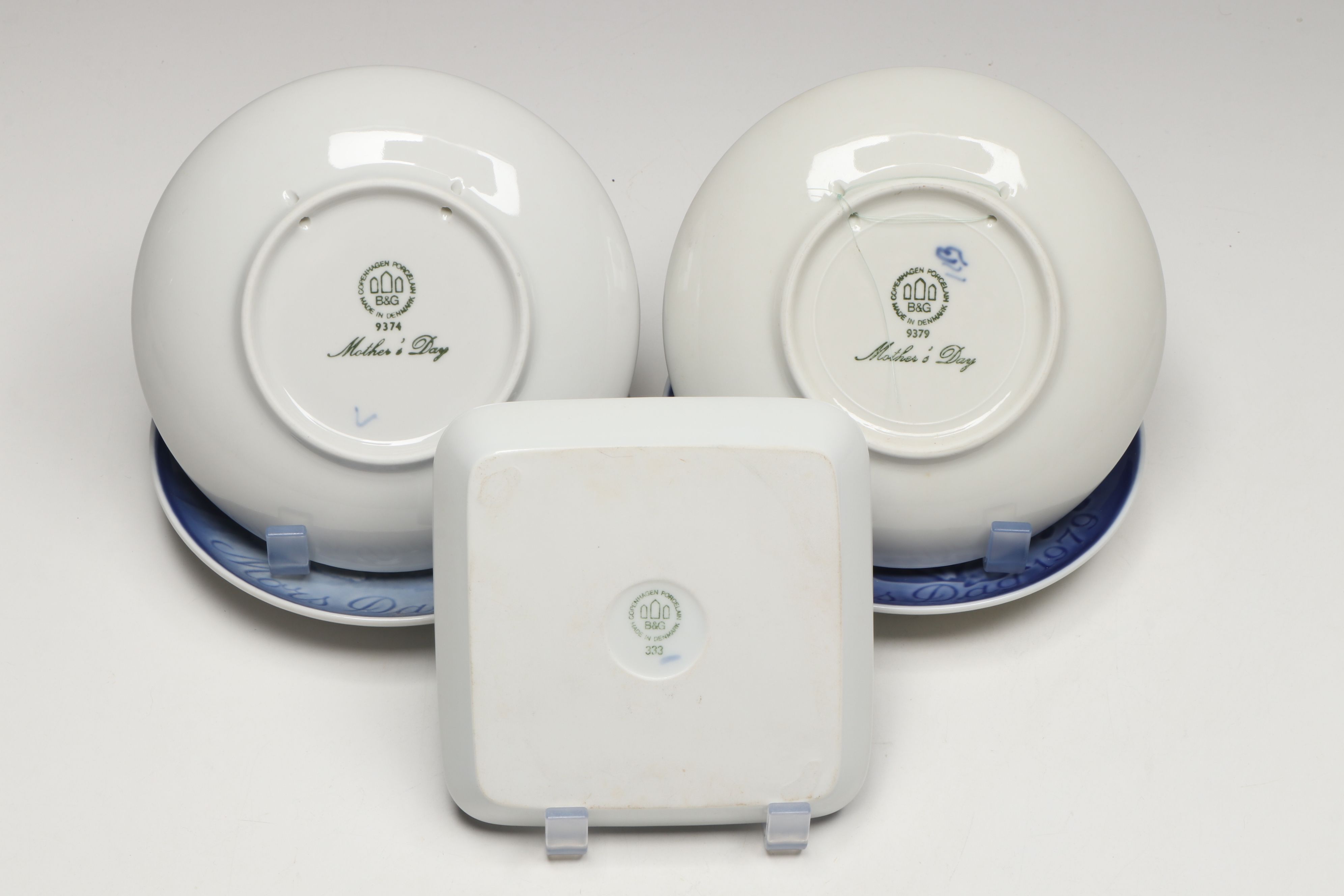 Bing & Grondahl Commemorative Mother's Day and "Christmas in the Woods" Plates