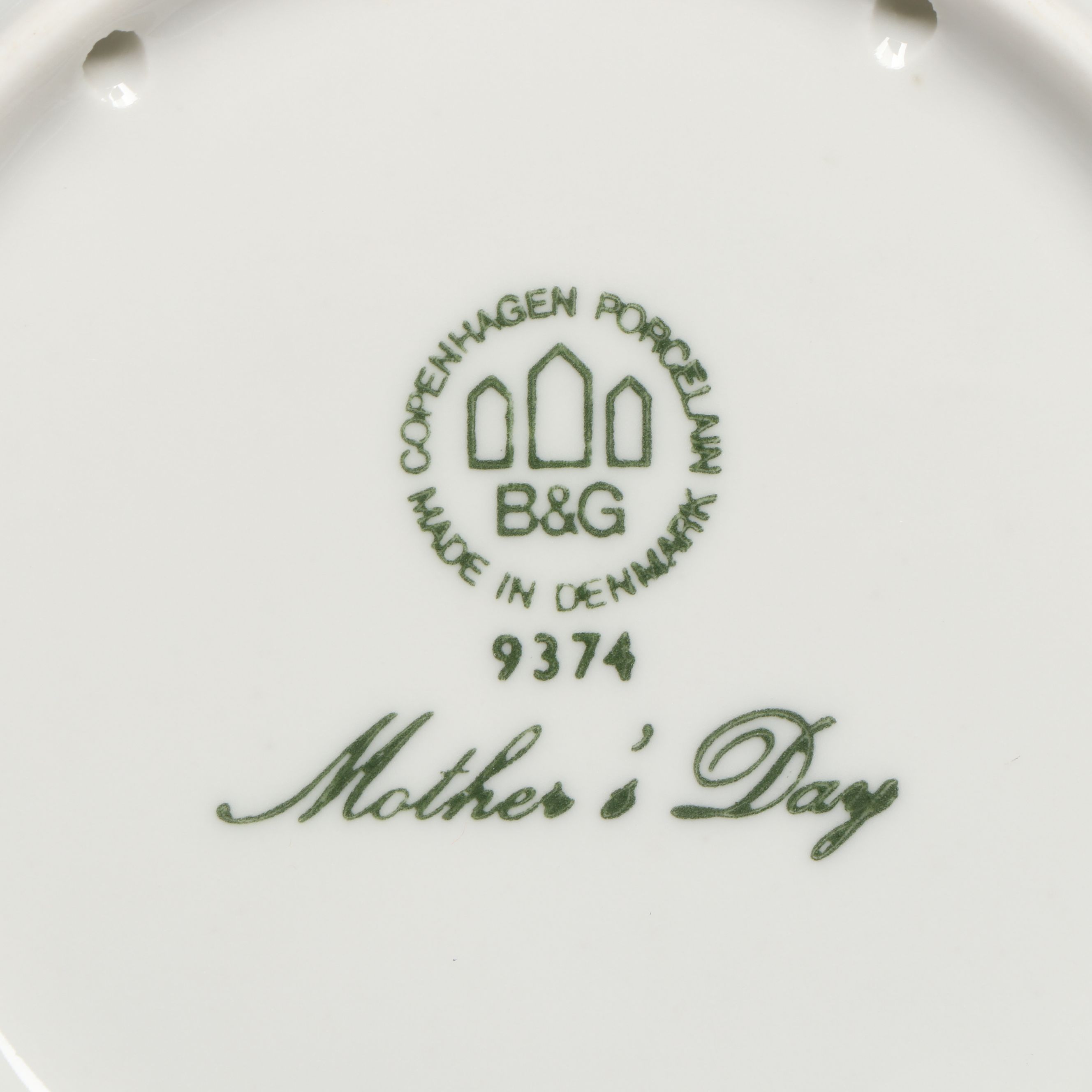 Bing & Grondahl Commemorative Mother's Day and "Christmas in the Woods" Plates