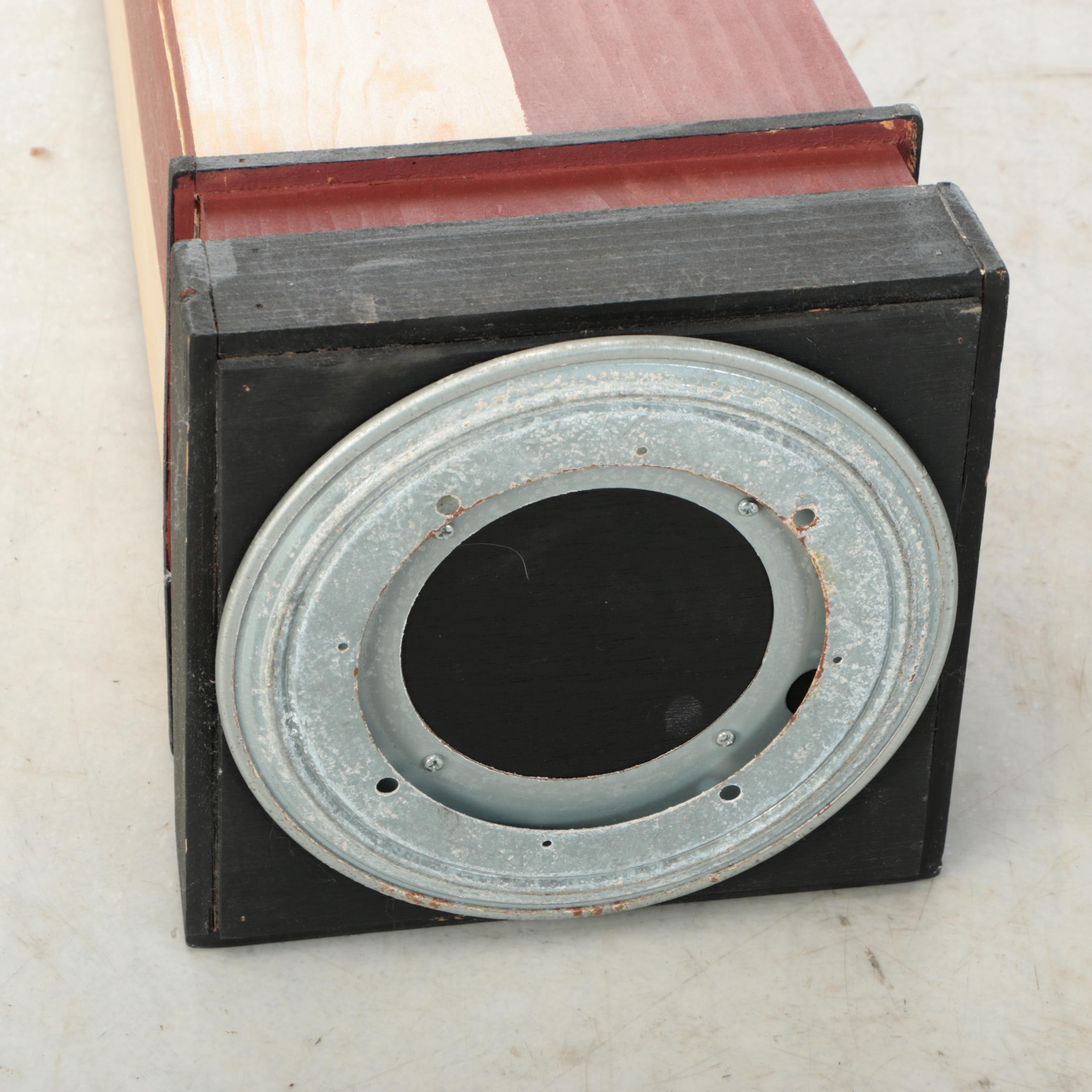 Folk Art Style Wooden Lighthouse Shelves