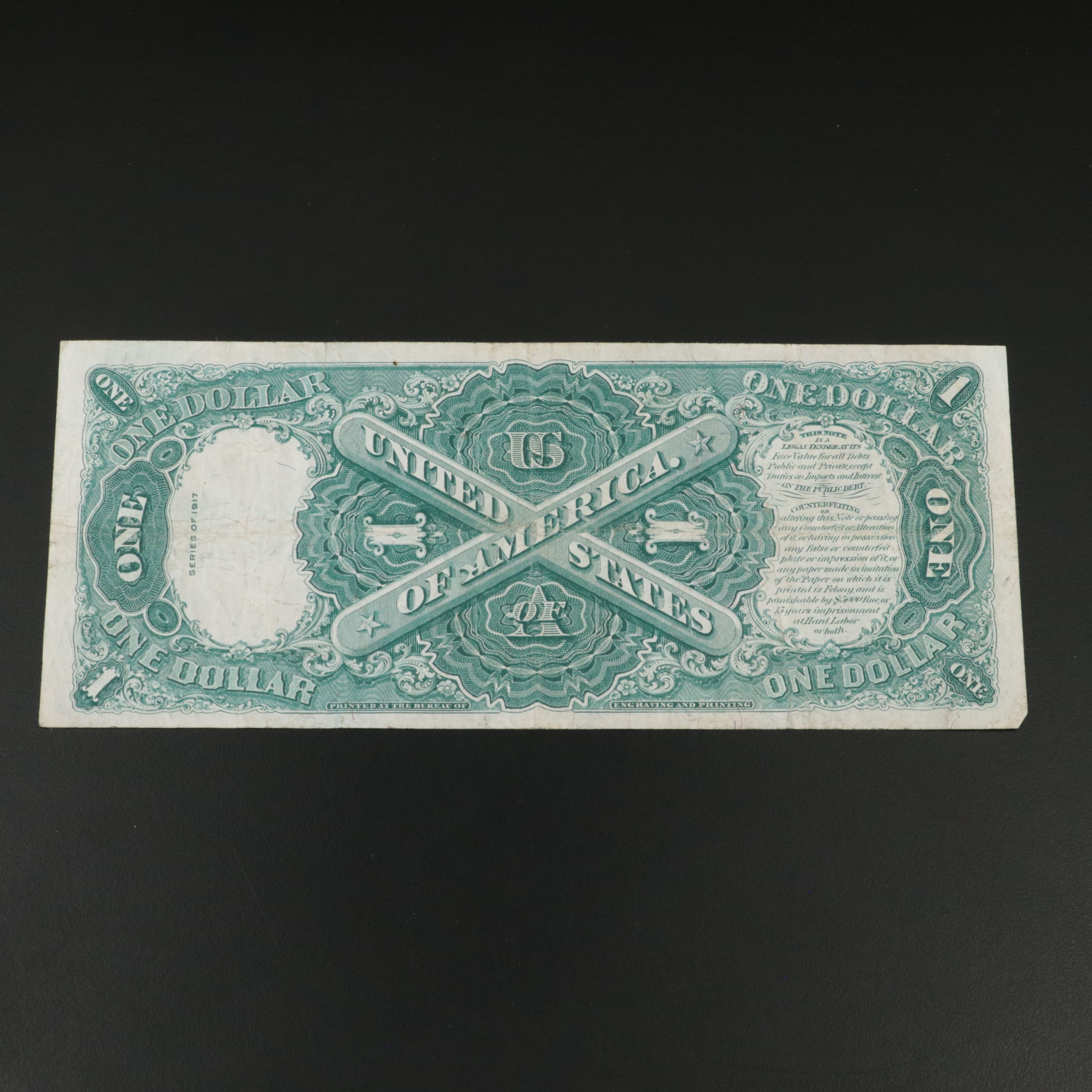 U.S. 1917 One Dollar Legal Tender Note
