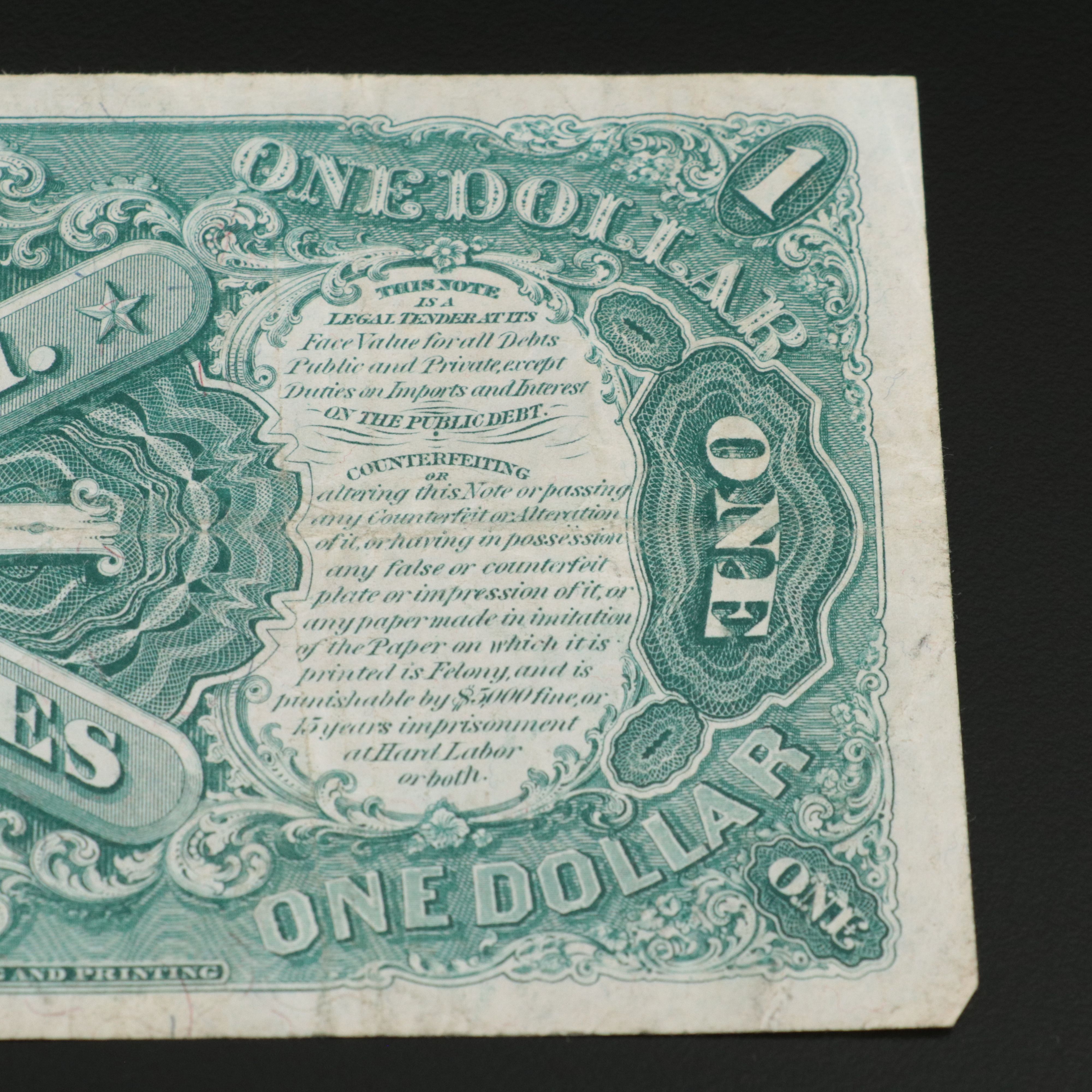 U.S. 1917 One Dollar Legal Tender Note