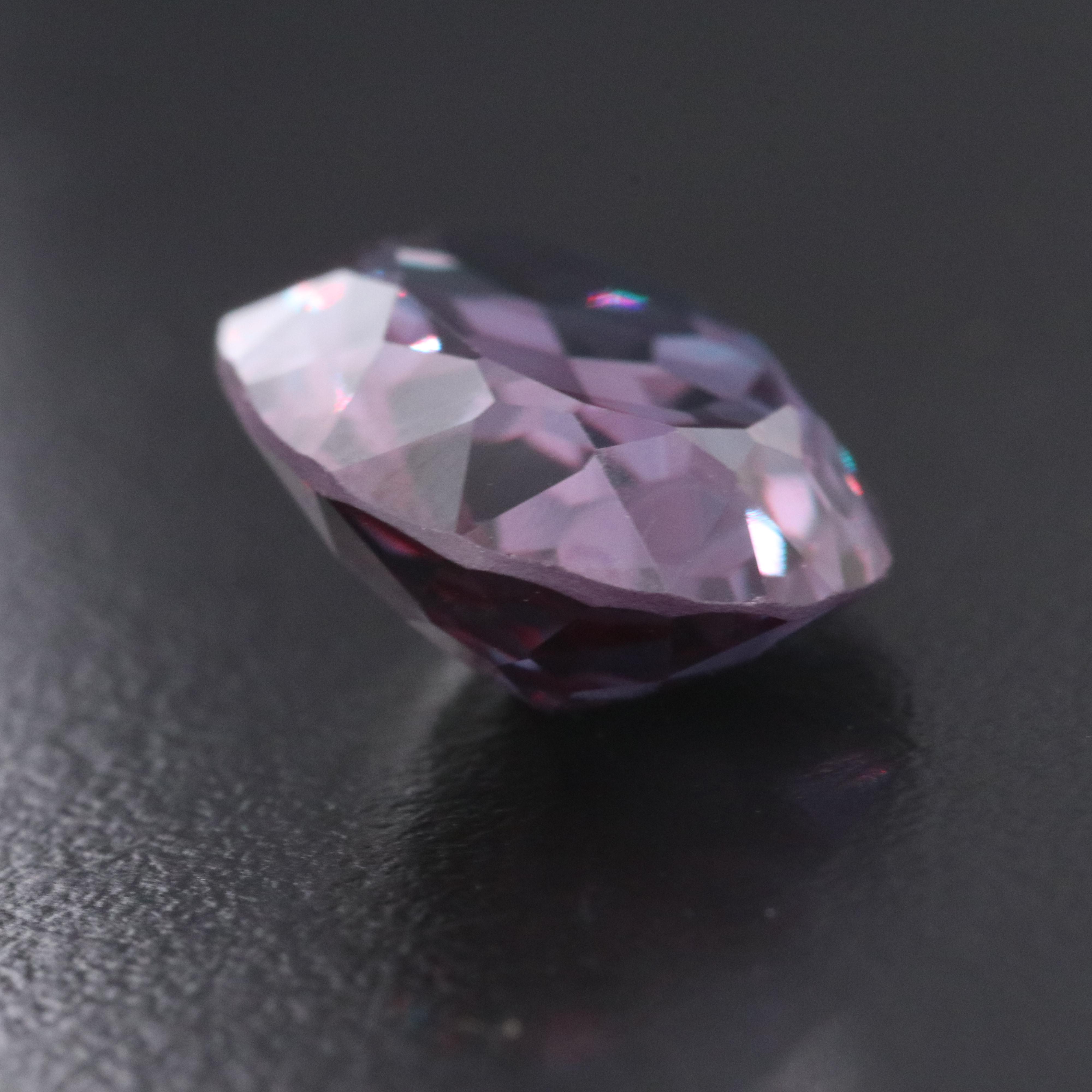 Loose 13.58 Lab Grown Color Change Sapphire